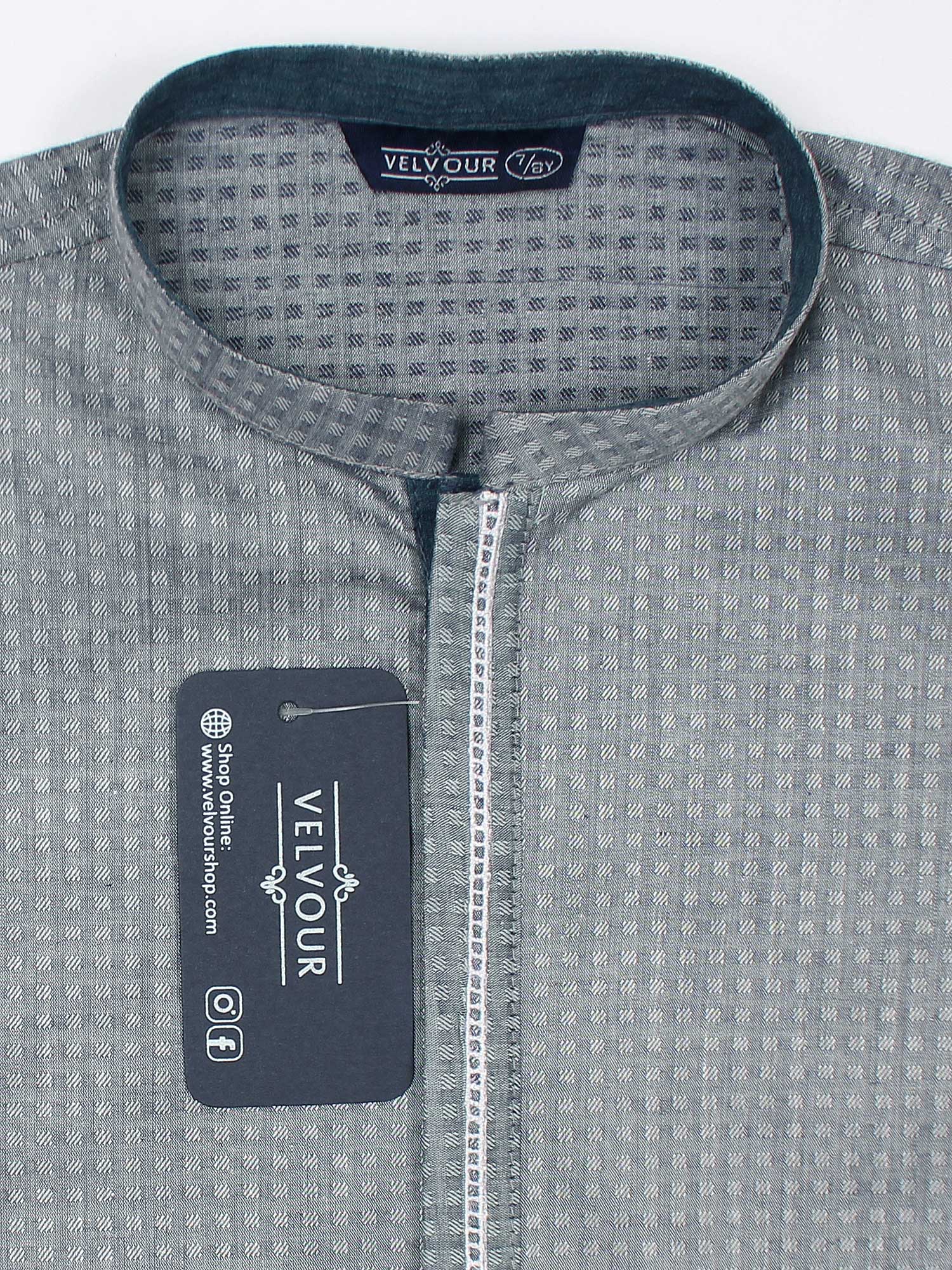 Boys Embroidered Kurta ART VB192-A - Image 7