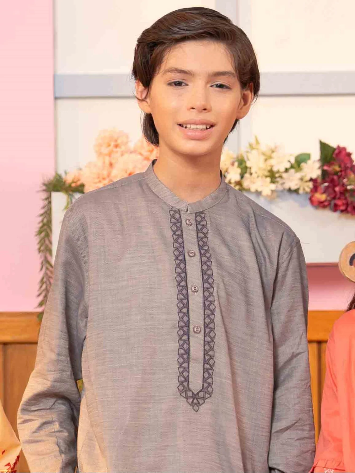 Boys Embroidered Kurta ART VB195-A - Image 8
