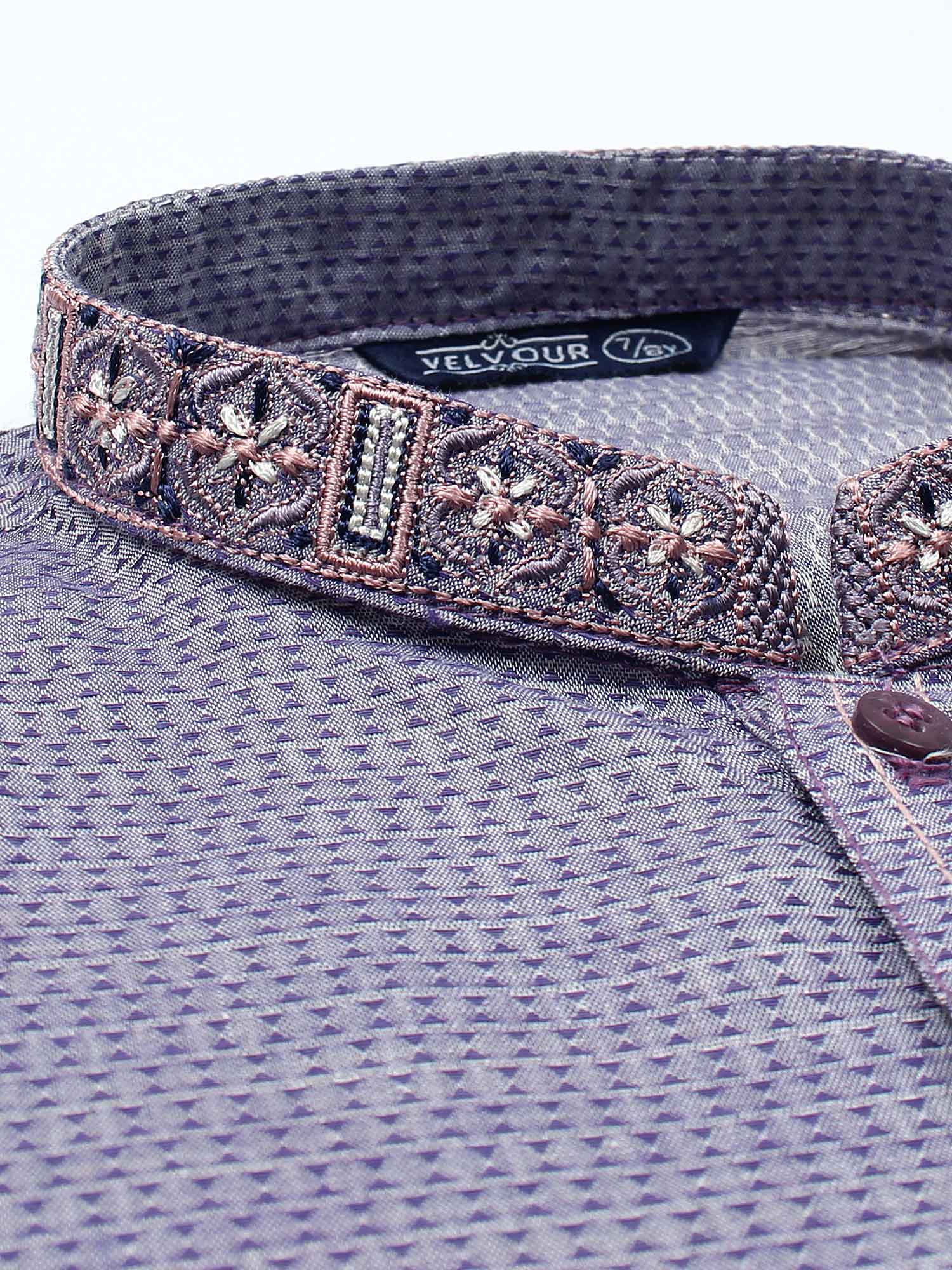 Boys Embroidered Kurta ART VB201-B - Image 2