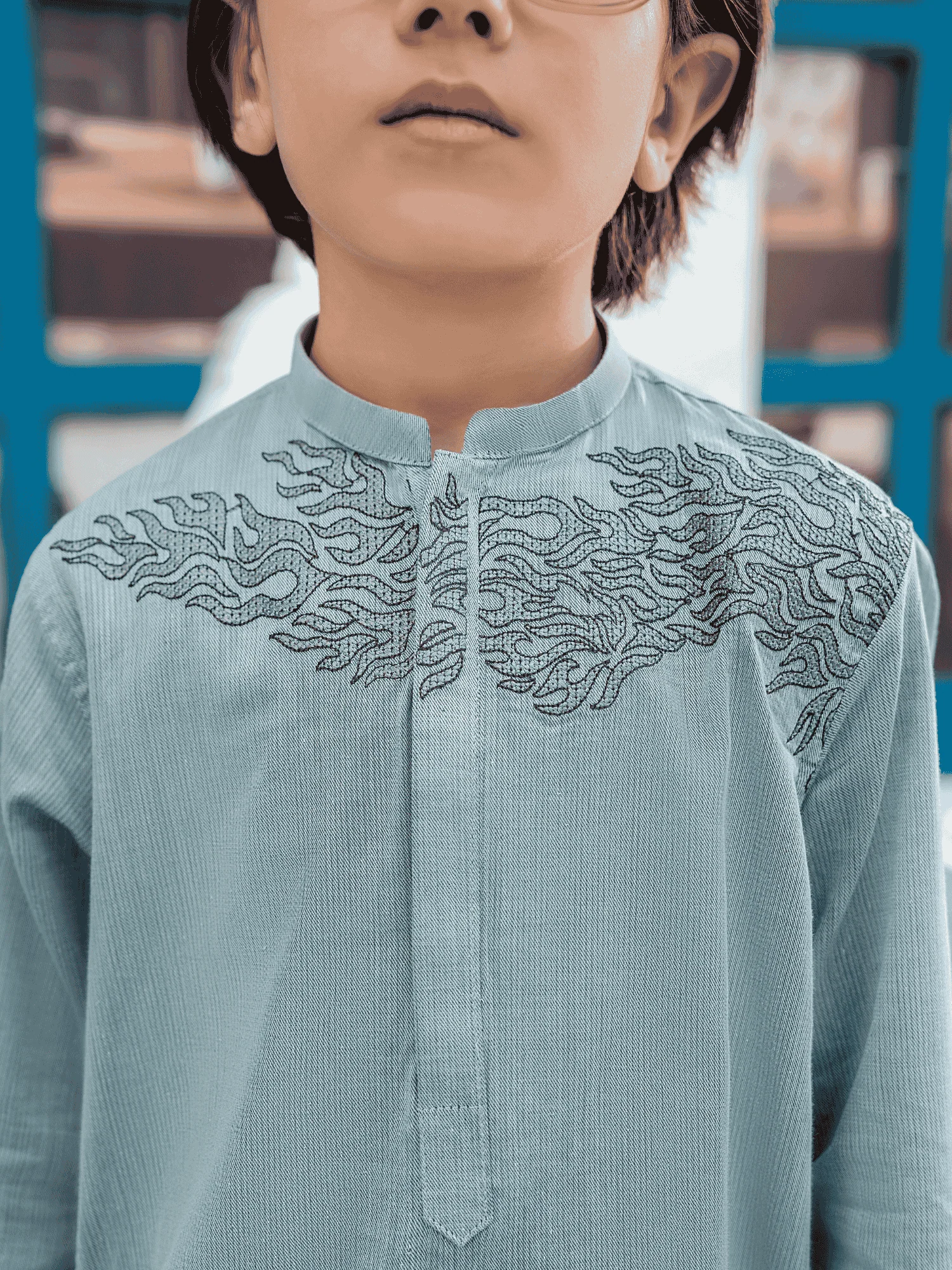 Boys Embroidered Kurta ART VB202-A - Image 3