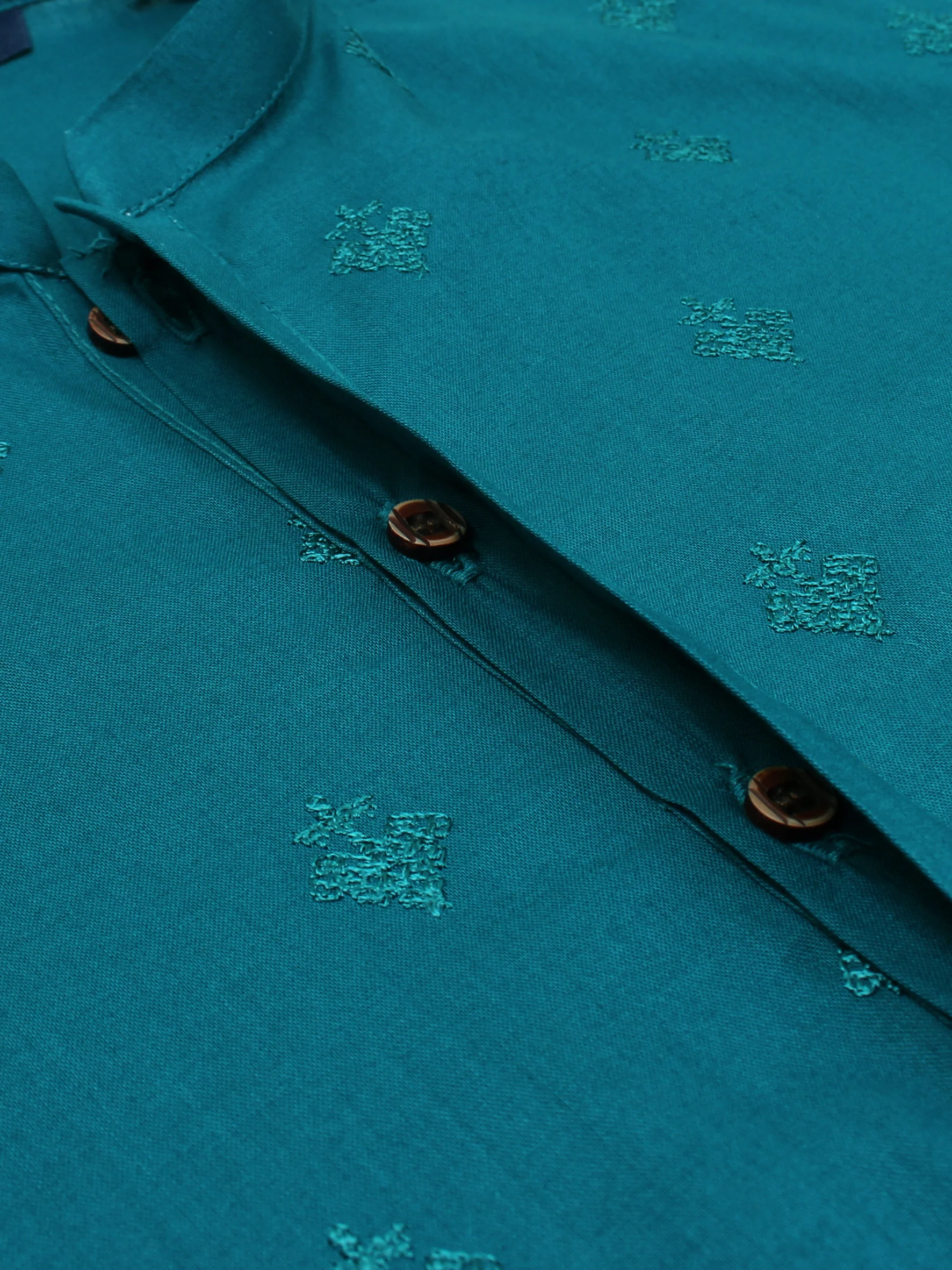 Velvour Boys Embroidered Kurta Zinc VB149 - Image 5