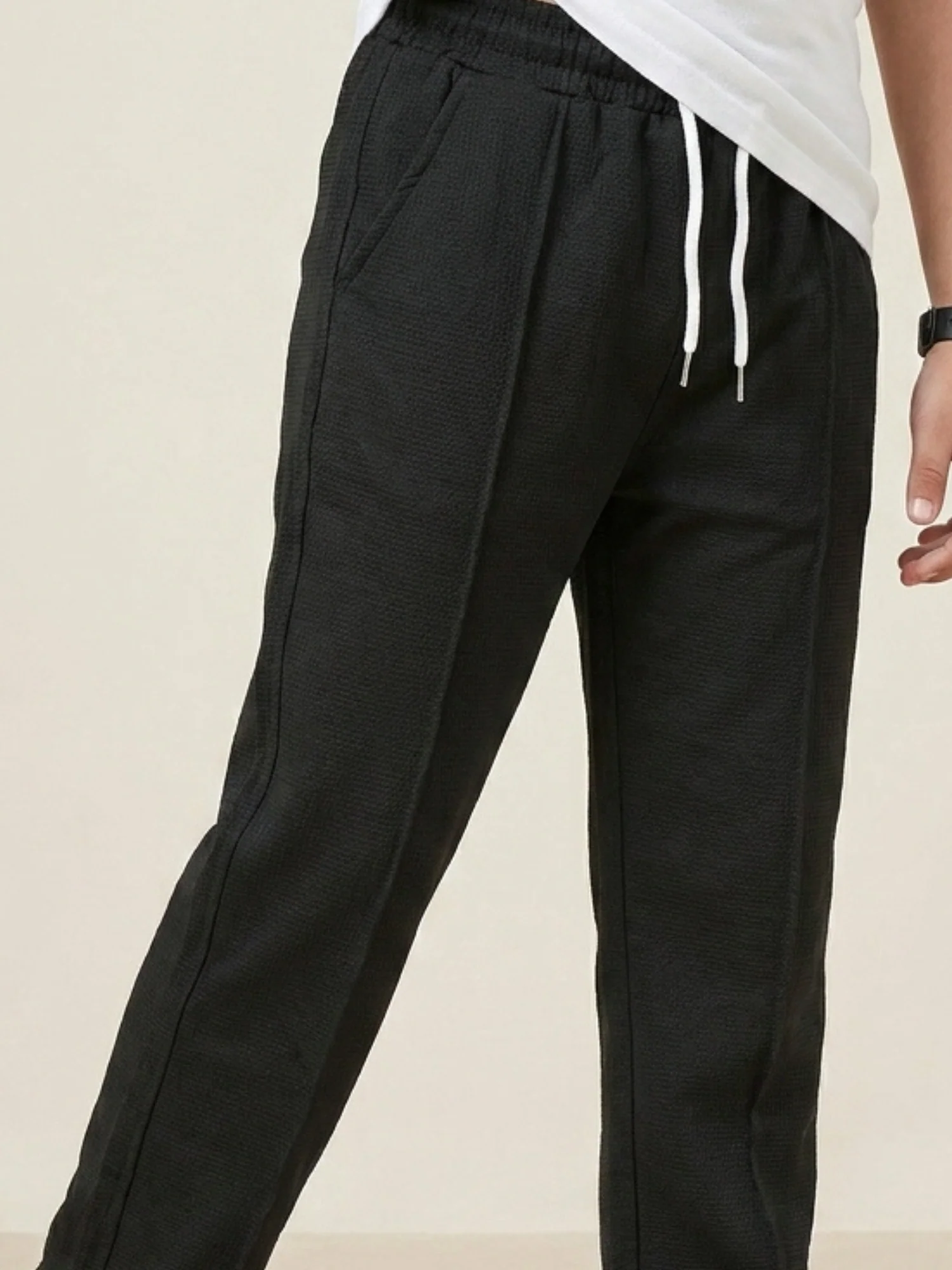 Boys Imported Textured Pintuck Trouser VT28-A - Image 3