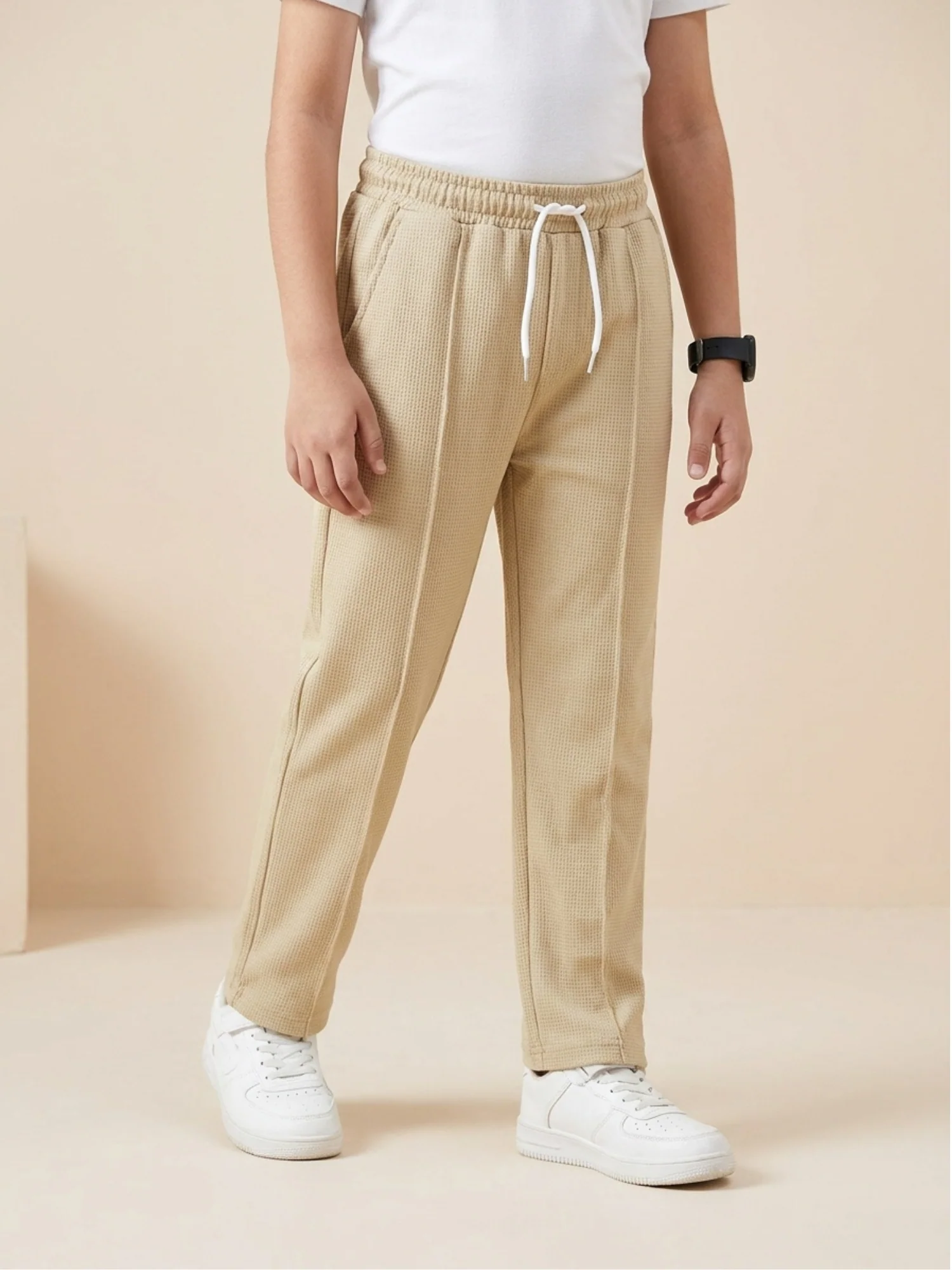 Boys Imported Textured Pintuck Trouser VT28-B - Image 3