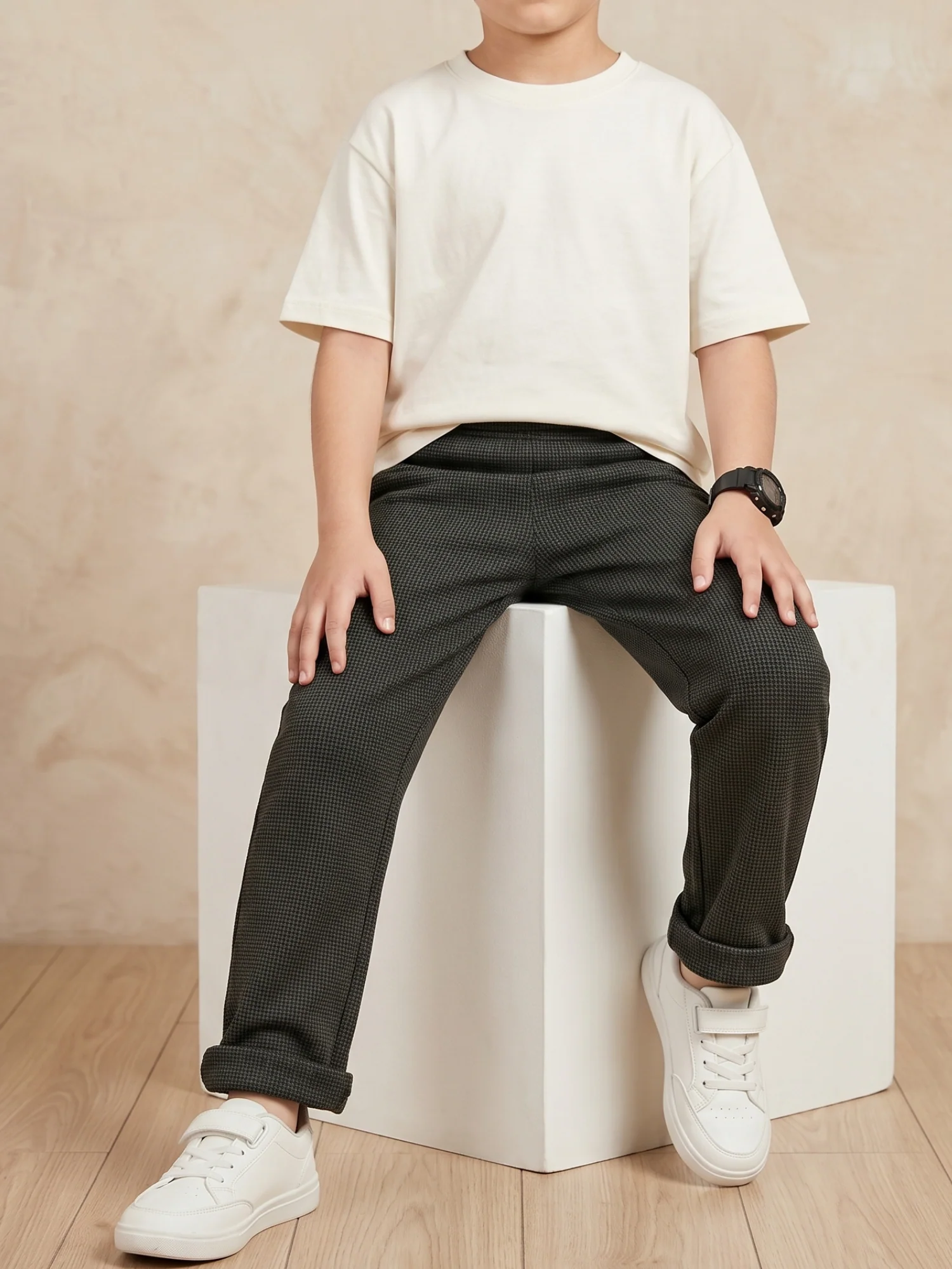 Boys Imported Textured Trouser VT29-B - Image 2