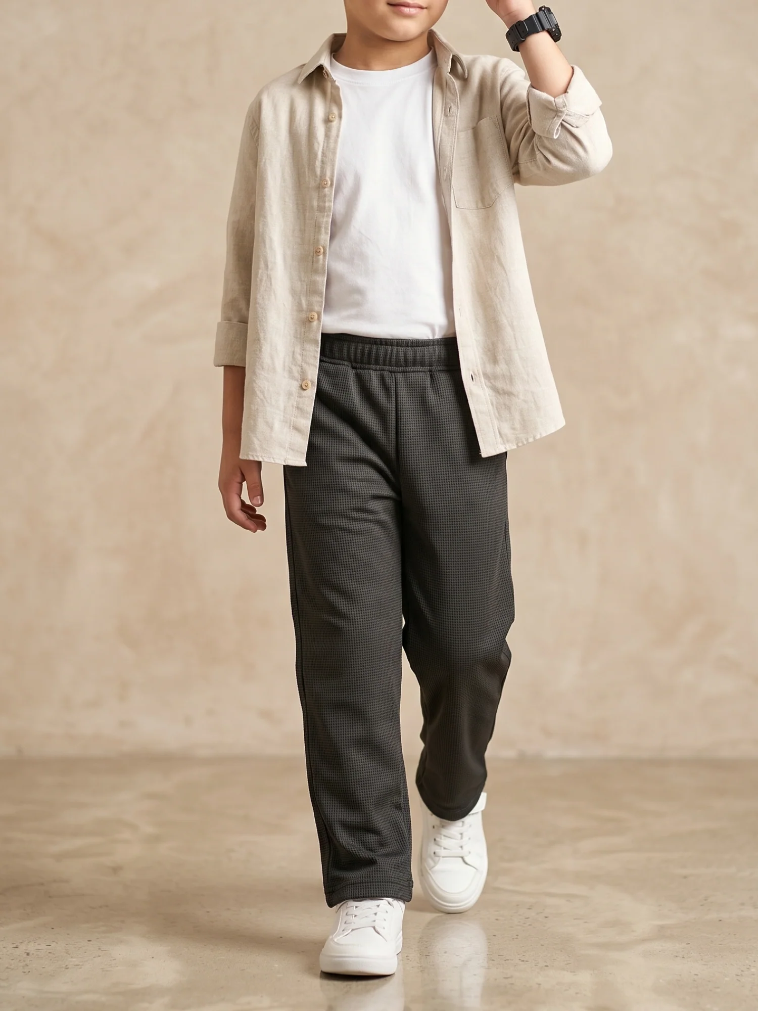 Boys Imported Textured Trouser VT29-B - Image 3