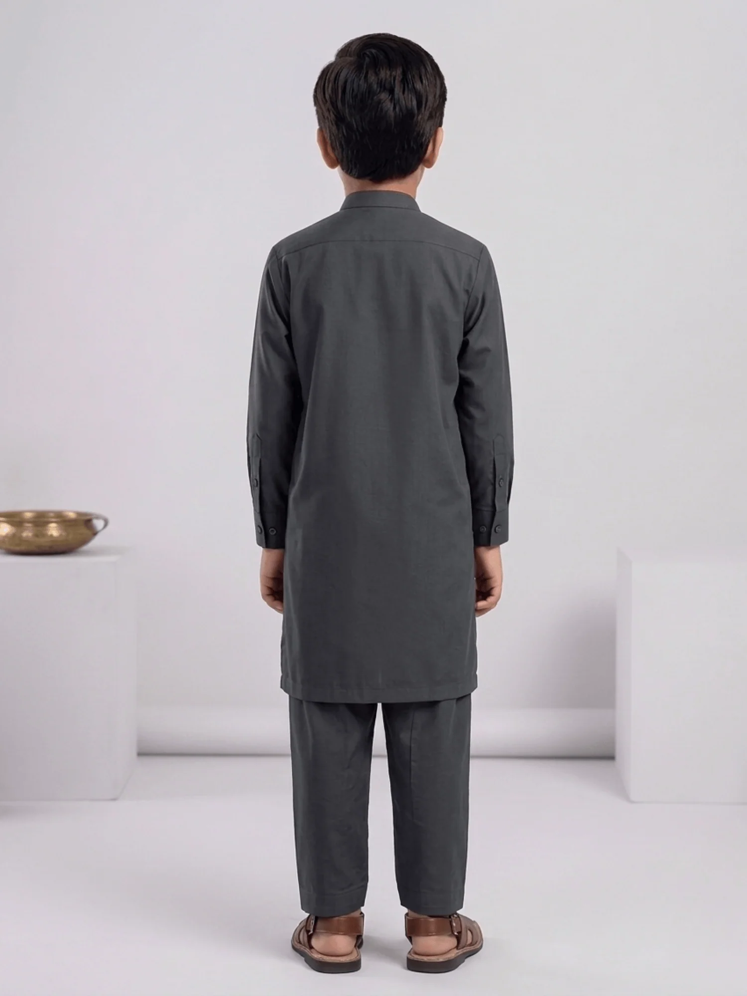 Boys Kurta Shalwar 2Pc suit VB210-C - Image 3