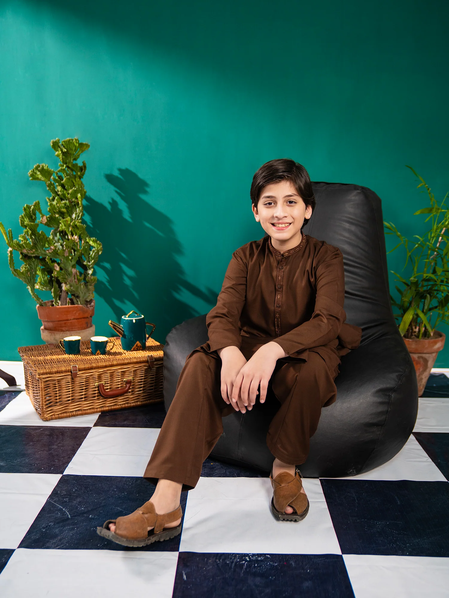 Boys Shalwar Kameez 2Pc VB174-B - Image 4