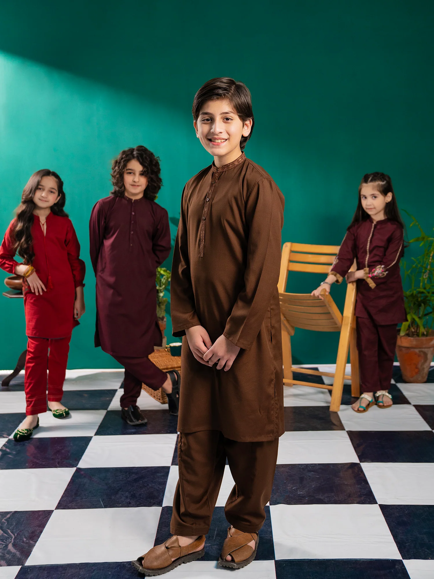 Boys Shalwar Kameez 2Pc VB174-B - Image 6