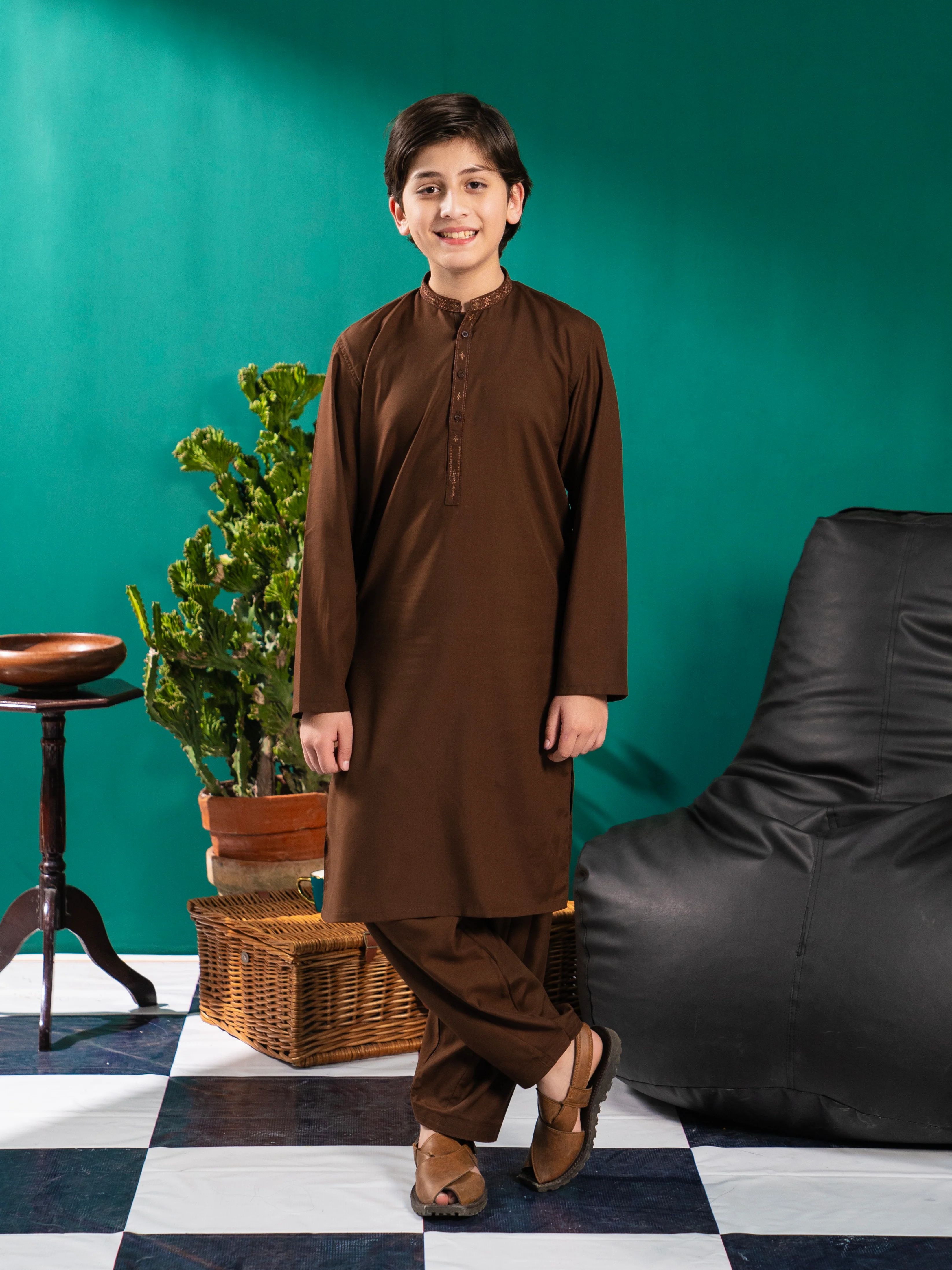 Boys Shalwar Kameez 2Pc VB174-B - Image 8