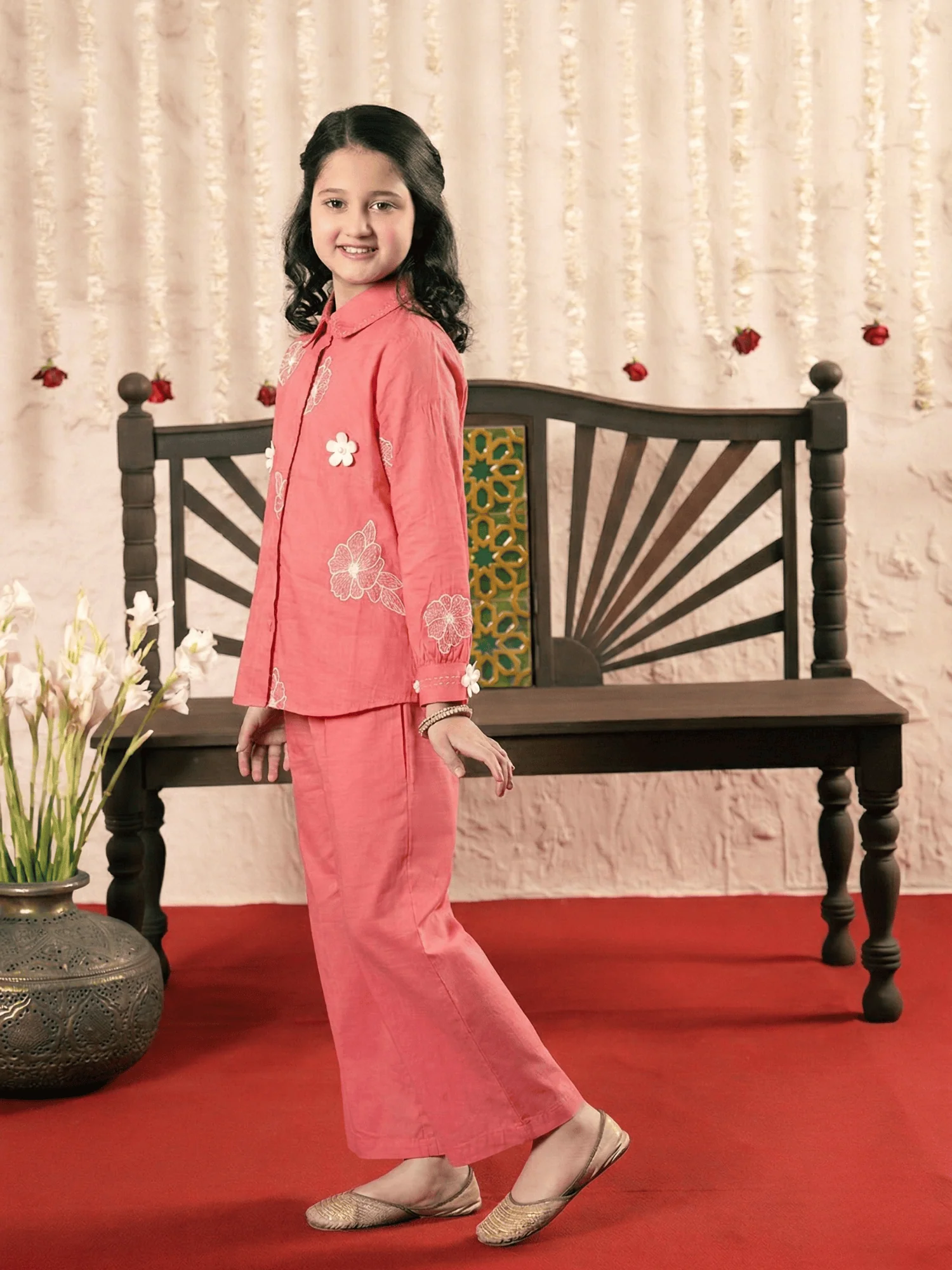 Embridered Girls Co Ord Set VG178-A - Image 2