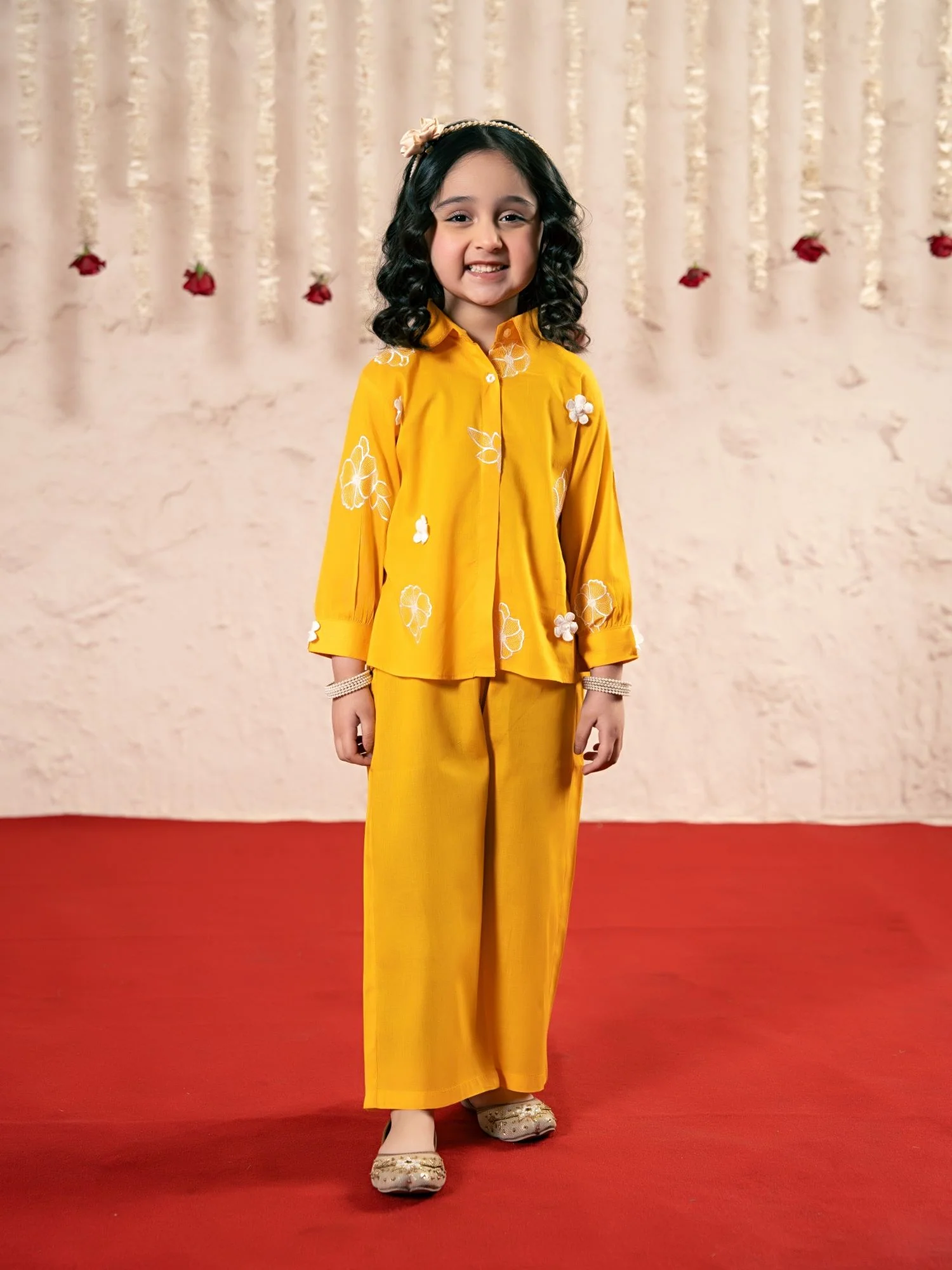 Embridered Girls Co Ord Set VG178-C