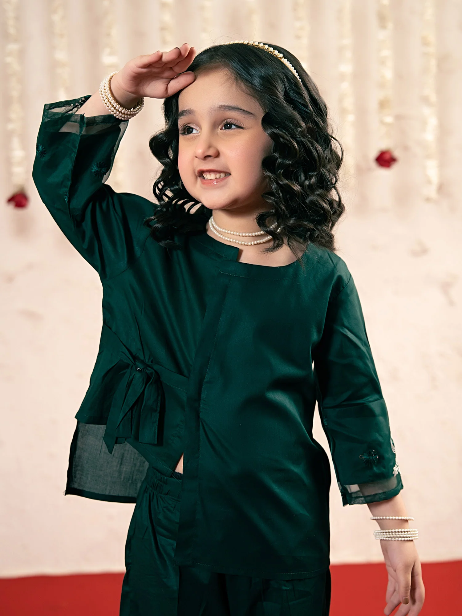 Embroidered Girls Co Ord Set VG174-A - Image 2