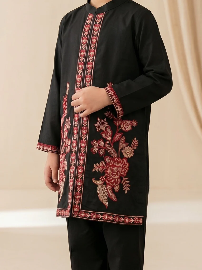 Embroidered Girls Co Ord Set VG210-A - Image 2