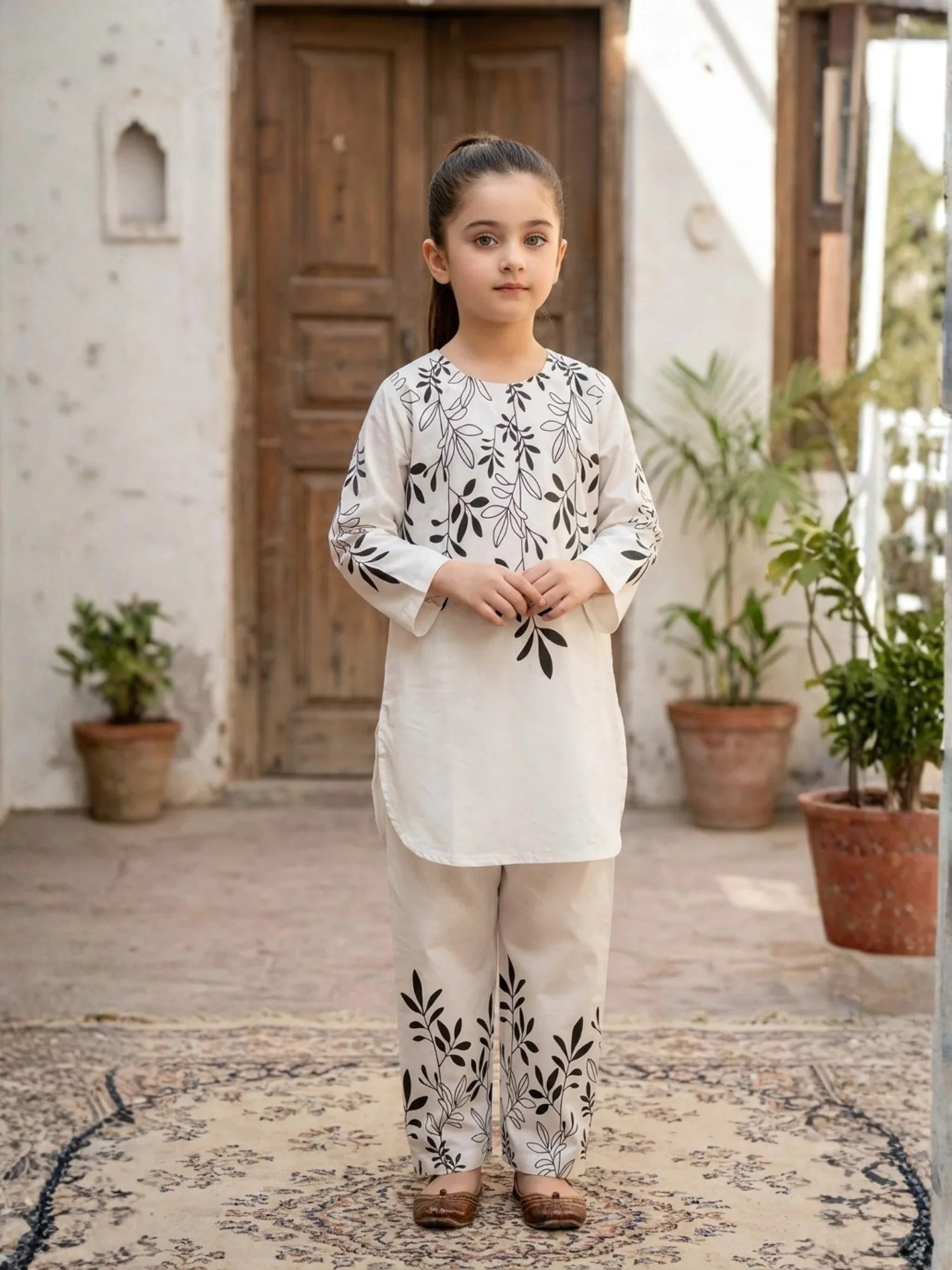 Printed Girls Co Ord Set VG211-A - Image 2