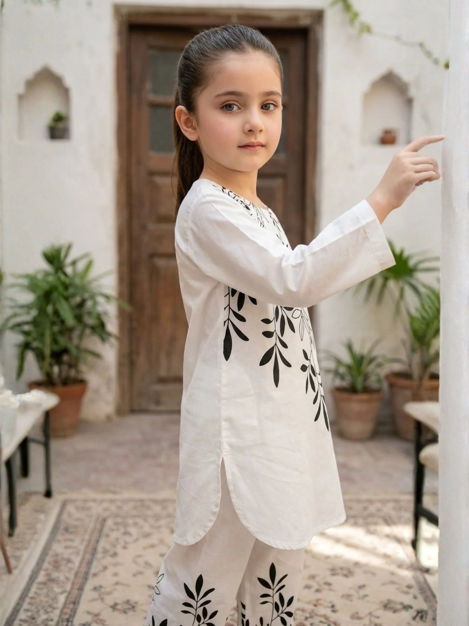 Printed Girls Co Ord Set VG211-A - Image 6