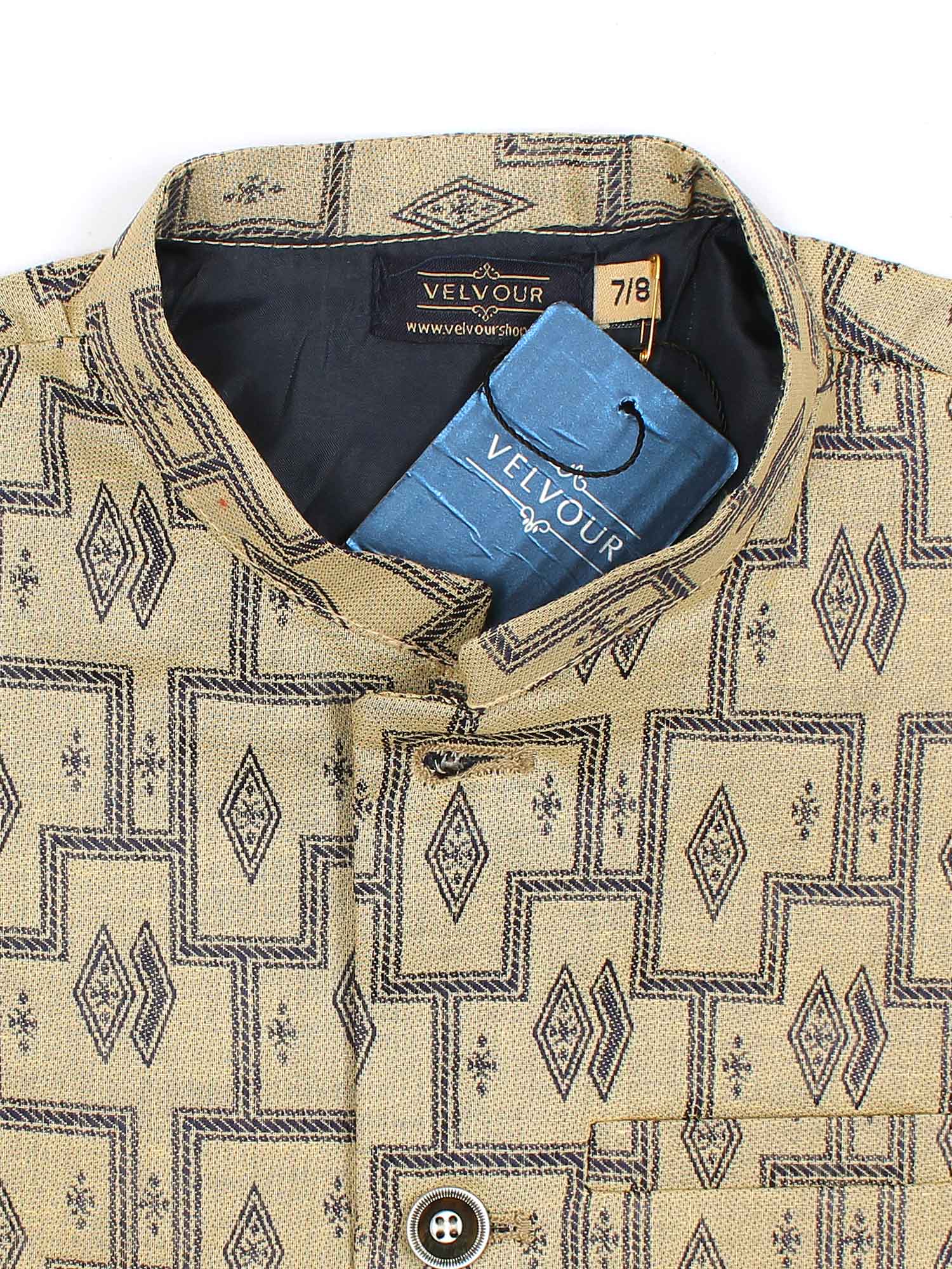 Formal Waistcoat For Boys ART #VW06-C - Image 3