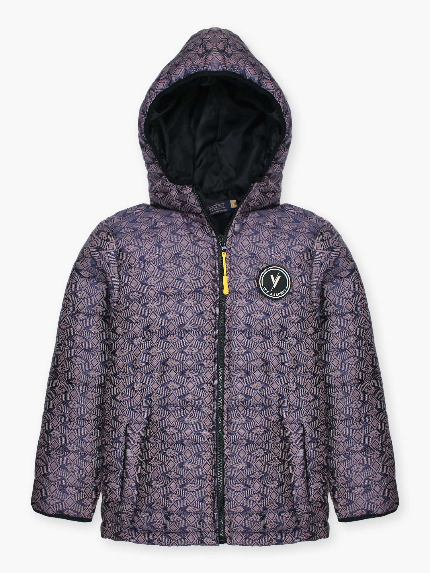 Full Sleeves Hooded Puffer Jacket Boys & Girls VJ52-B