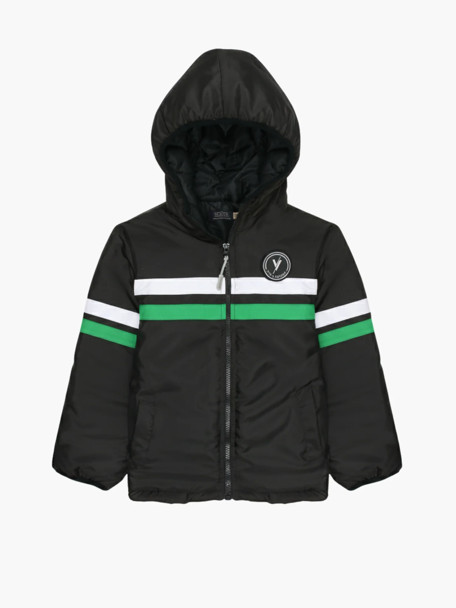 Full Sleeves Hooded Puffer Jacket Boys & Girls VJ78-B