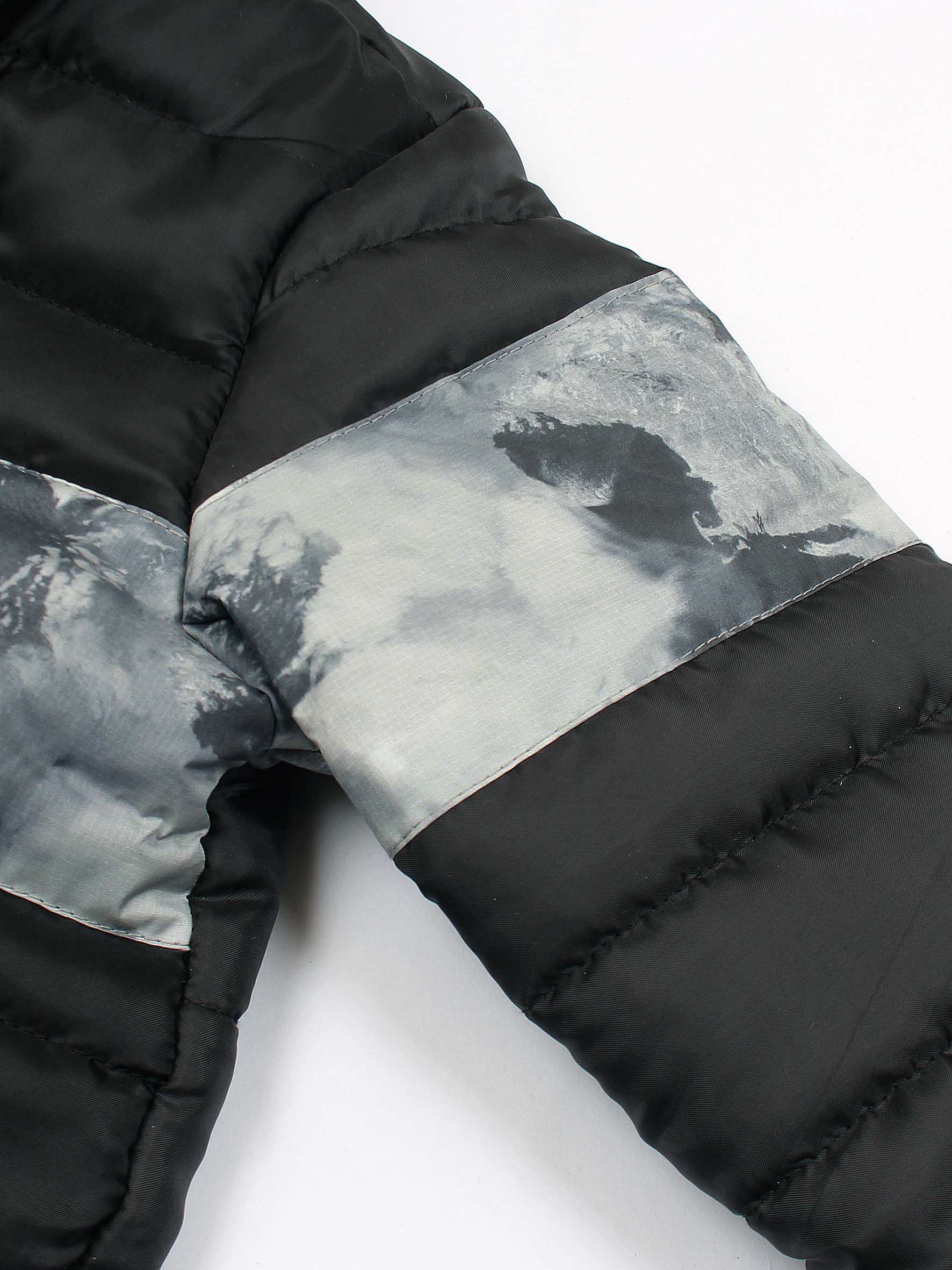 Full Sleeves Puffer Jacket Boys & Girls VJ03 Camouflage Panel - Image 3