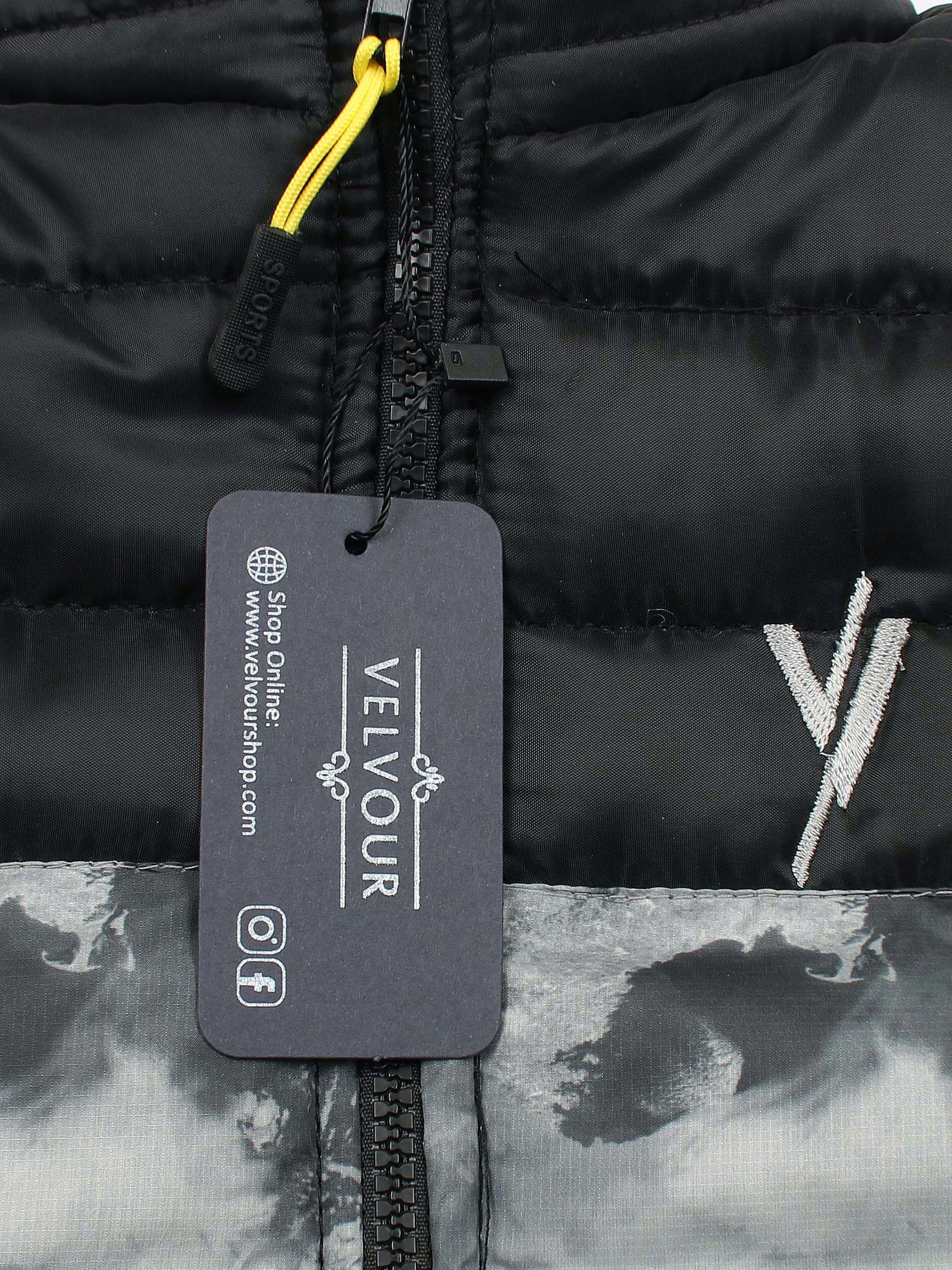 Full Sleeves Puffer Jacket Boys & Girls VJ03 Camouflage Panel - Image 6
