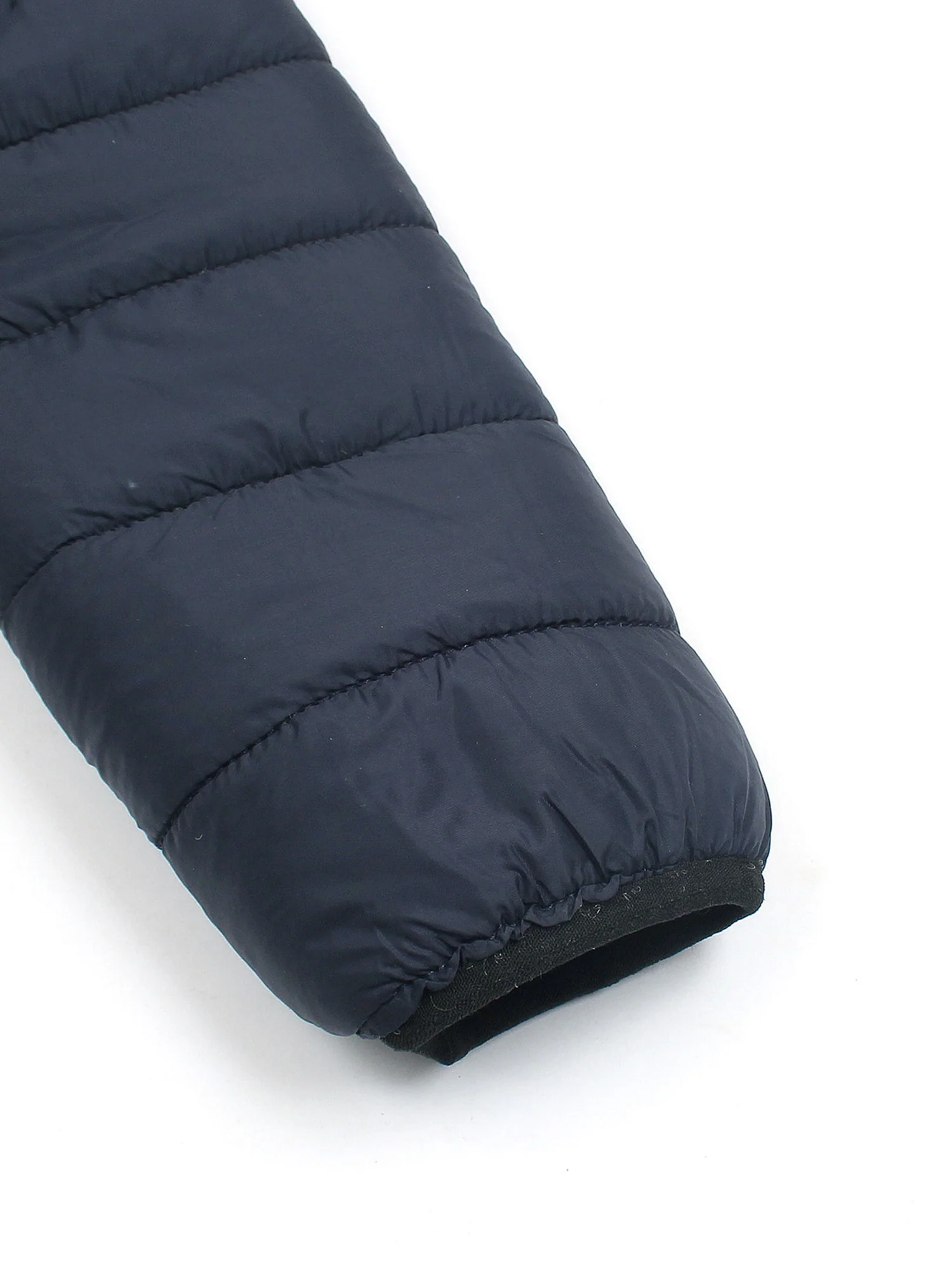 Full Sleeves Puffer Jacket Boys & Girls VJ08-A Grey/Navy - Image 2