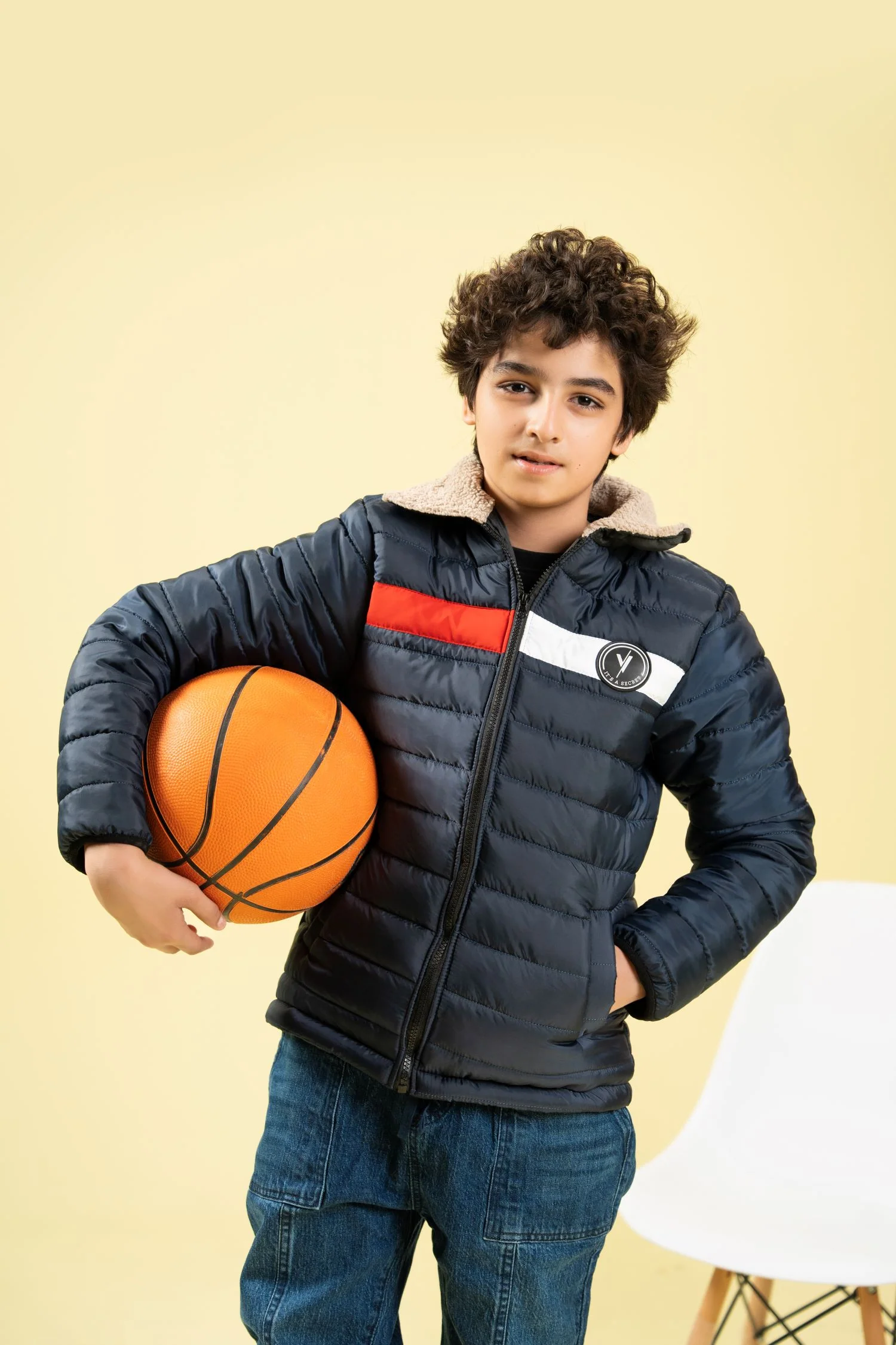 Full Sleeves Puffer Jacket Boys & Girls VJ74-A - Image 2