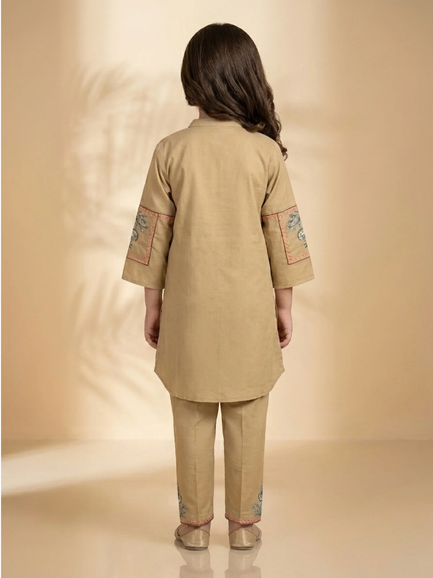 Girls Co Ord Set Embroidered VG209-B - Image 3