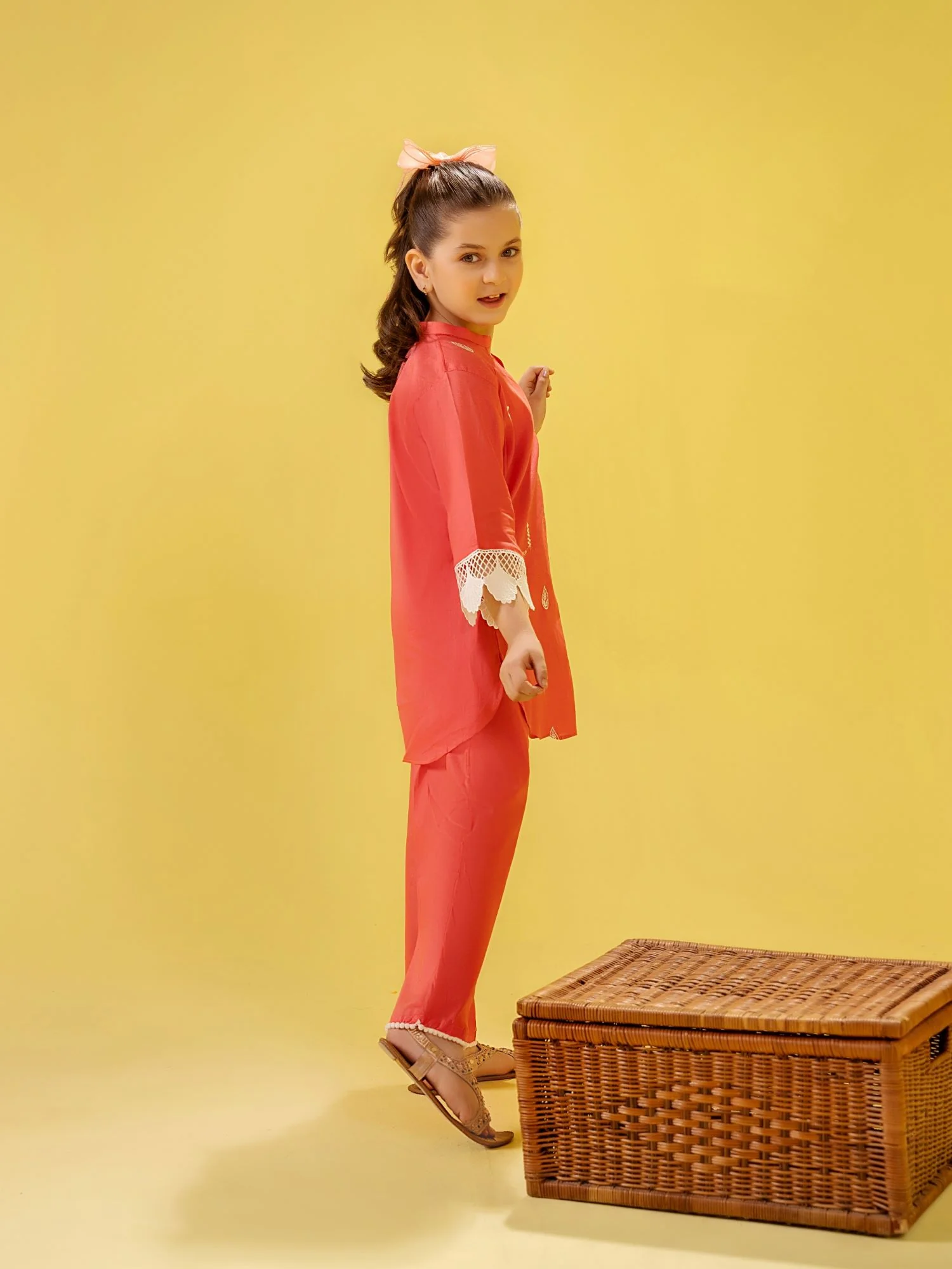 Girls Summer 2Pcs Suit VG146-A - Image 4