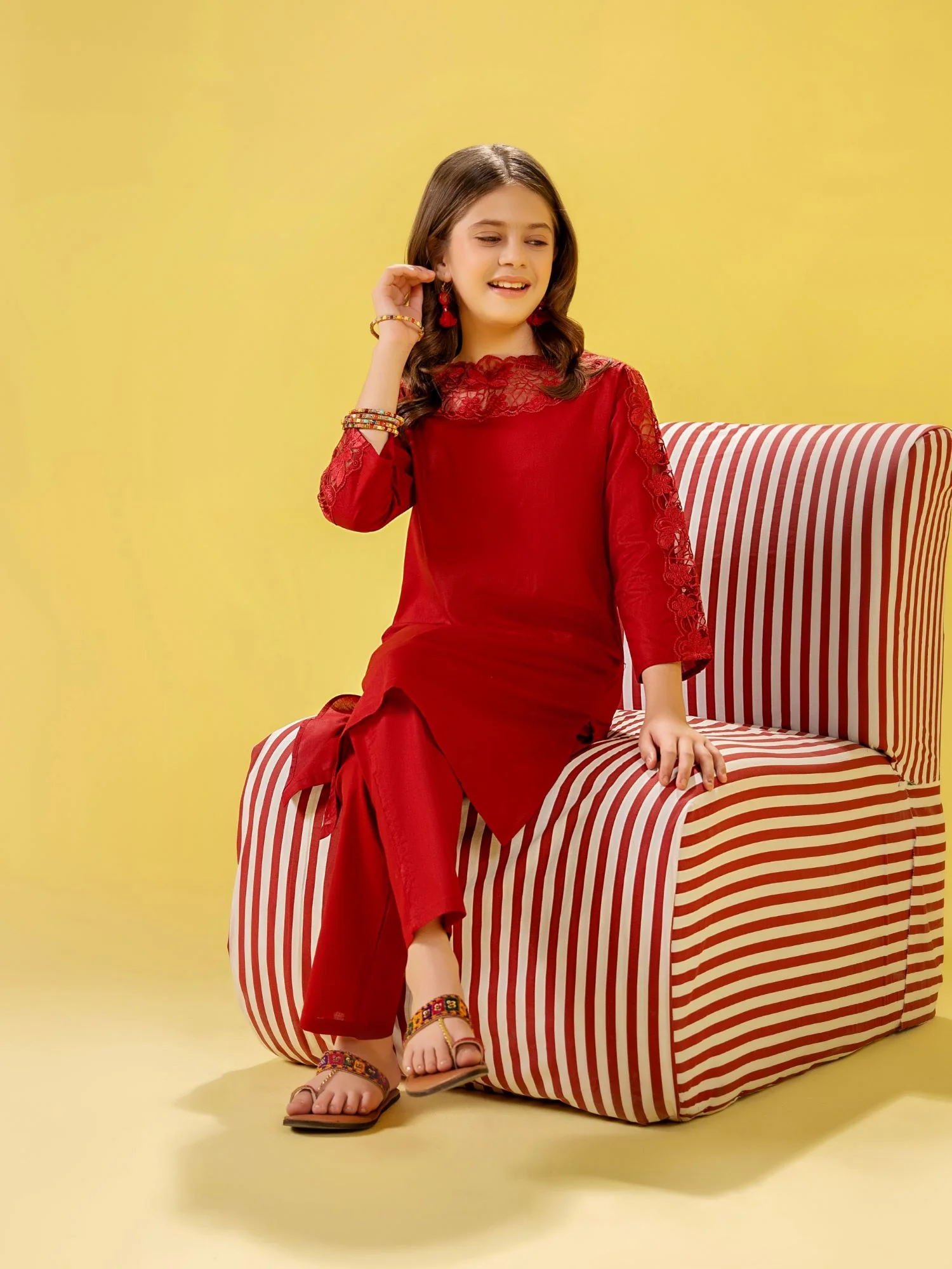 Girls Summer 2Pcs Suit VG154-A - Image 3