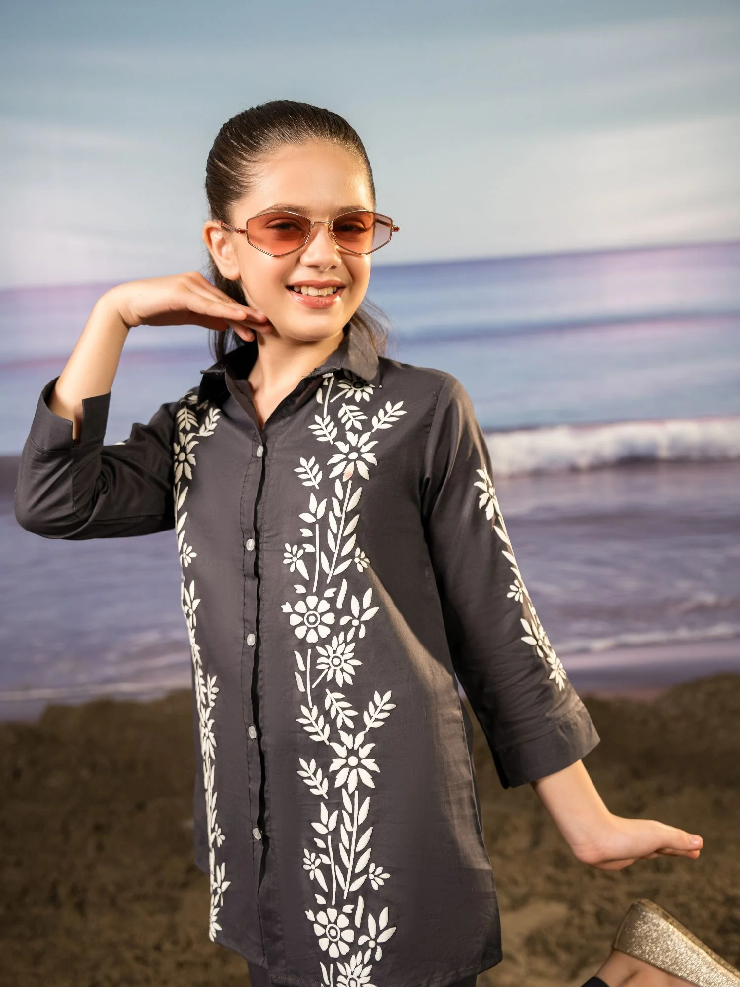 Girls Summer 2Pcs Suit VG158-A - Image 4