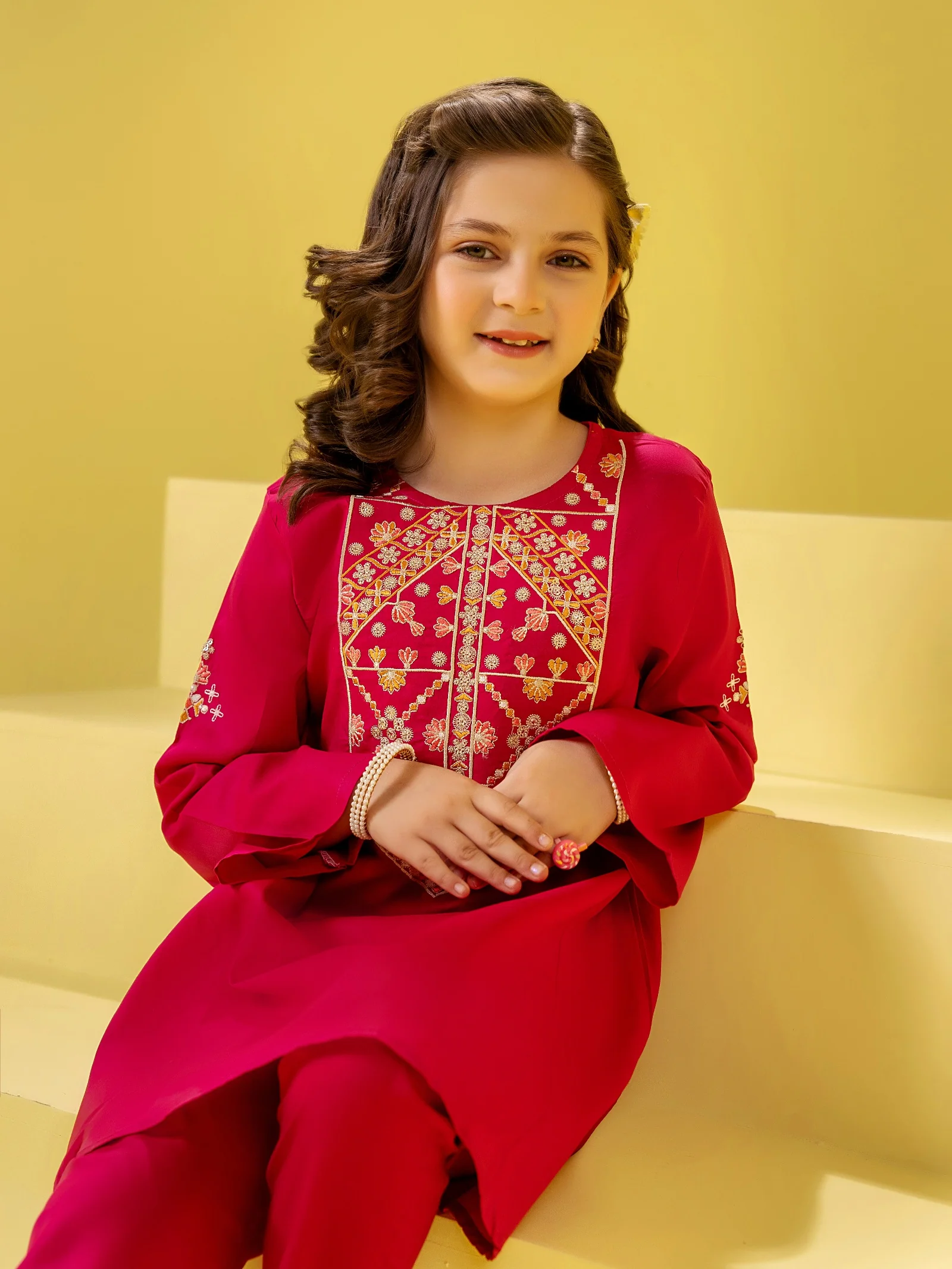 Girls Summer 2Pcs Suit VG159-A - Image 2