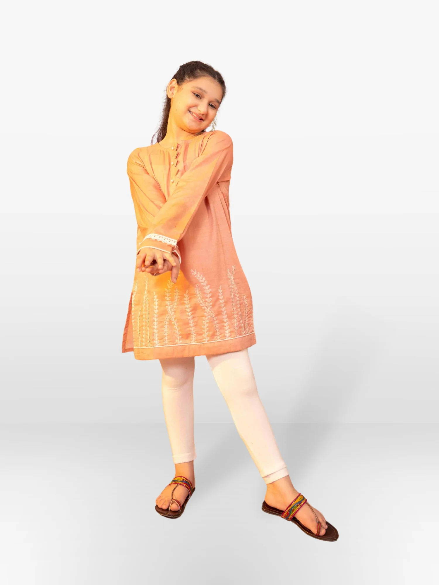 Girls Summer Kurti Tunic VG90-C - Image 4