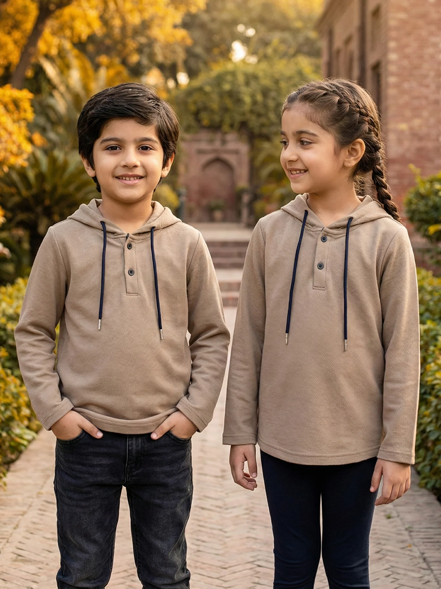 Hooded Full sleeves shirt For Boys & Girls #VWT41-CS