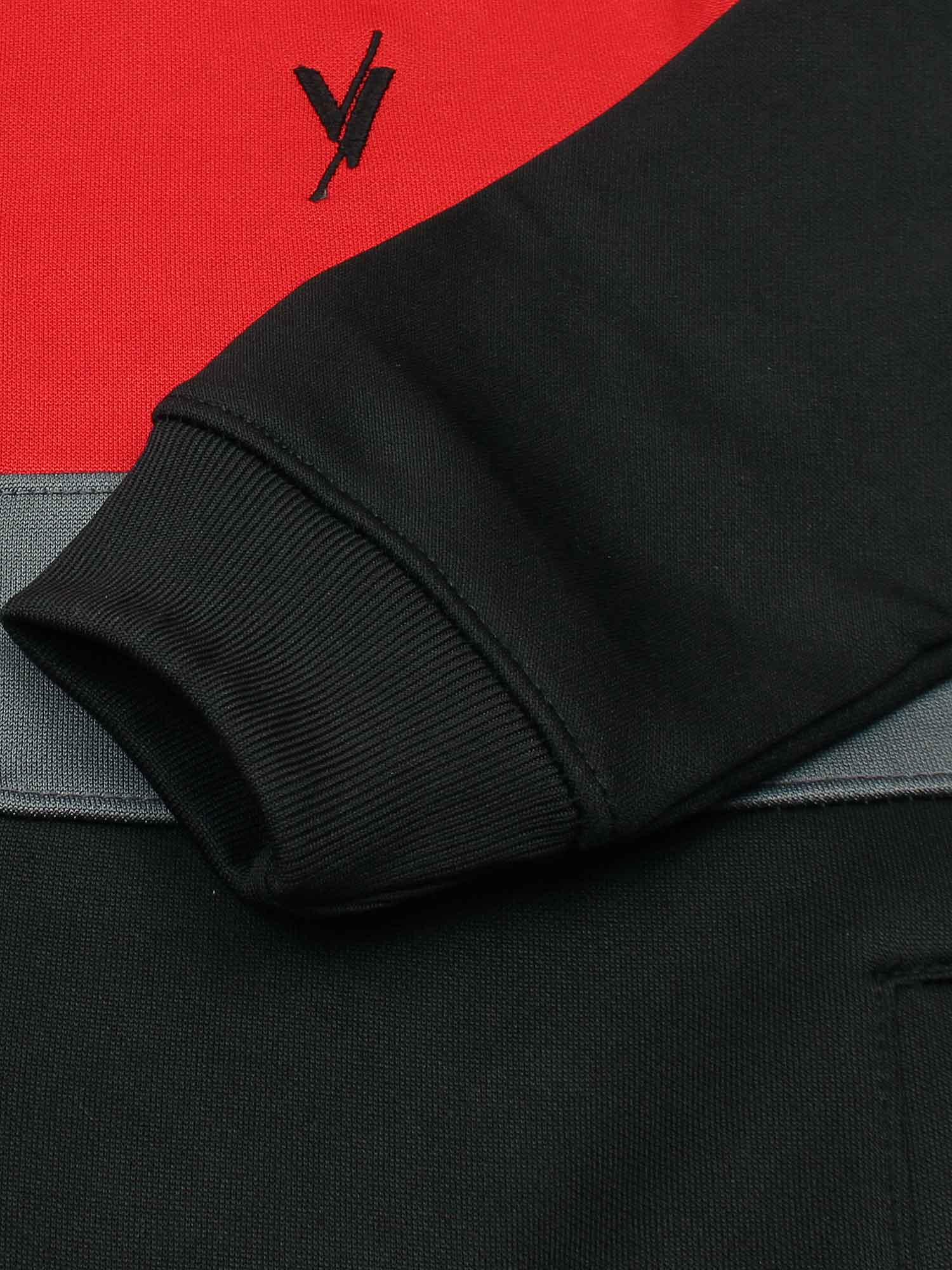 Mock Neck Tracksuit For Boys & Girls, Poly Athletic Fleece #VWT06-A - Image 4