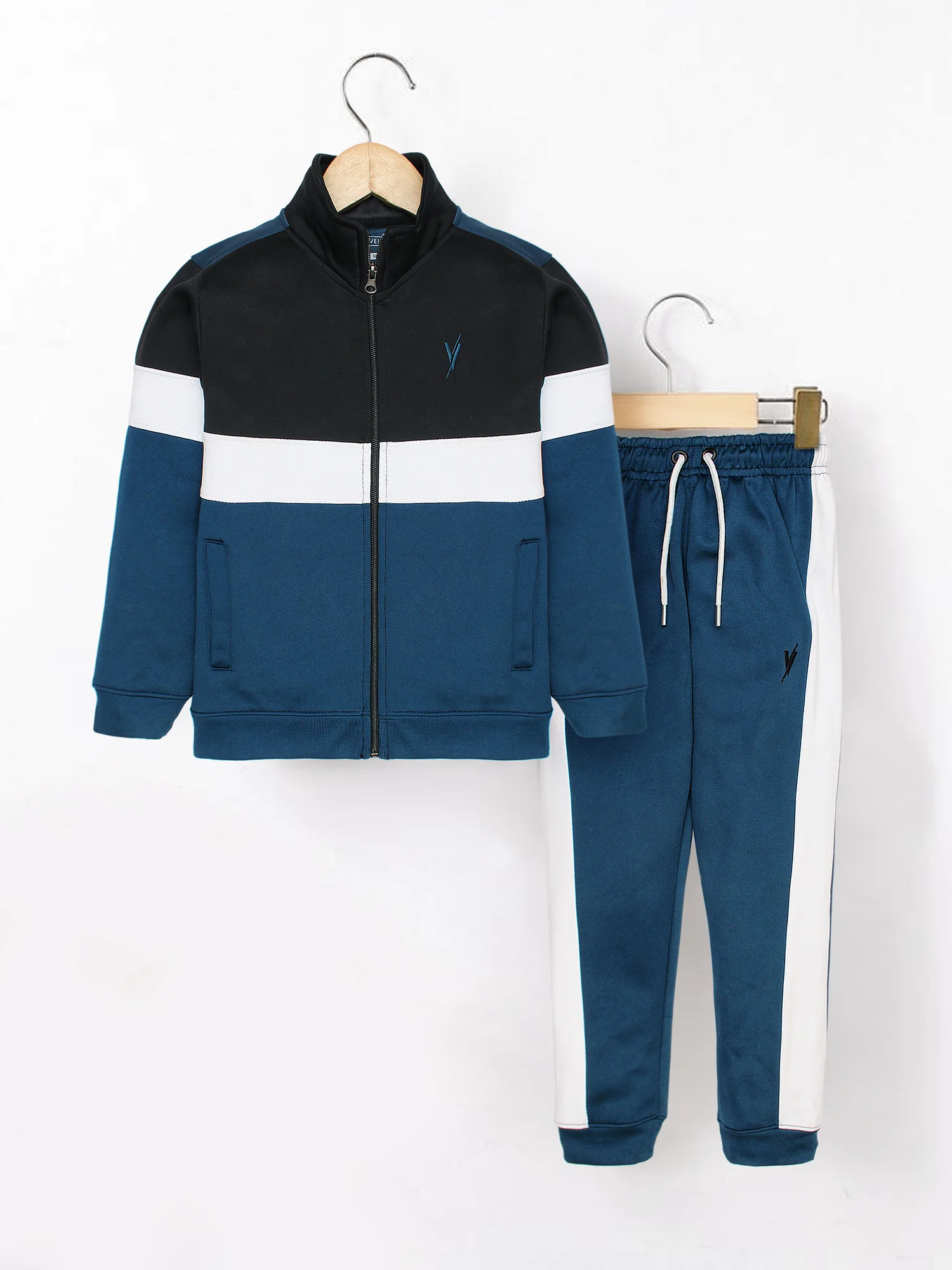 Mock Neck Tracksuit For Boys & Girls #VWT06-C - Image 2