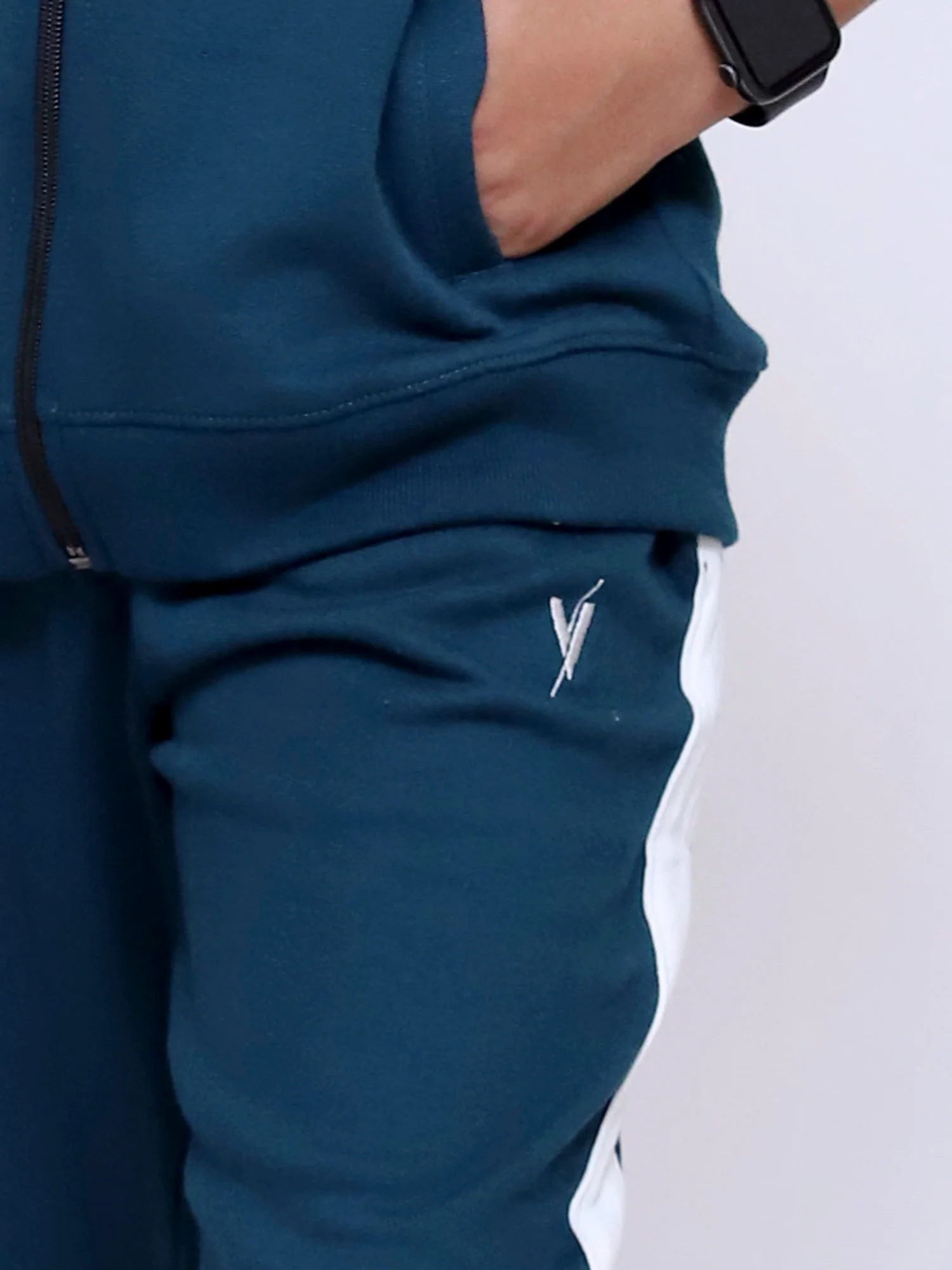 Mock Neck Tracksuit For Boys & Girls #VWT06-C - Image 6