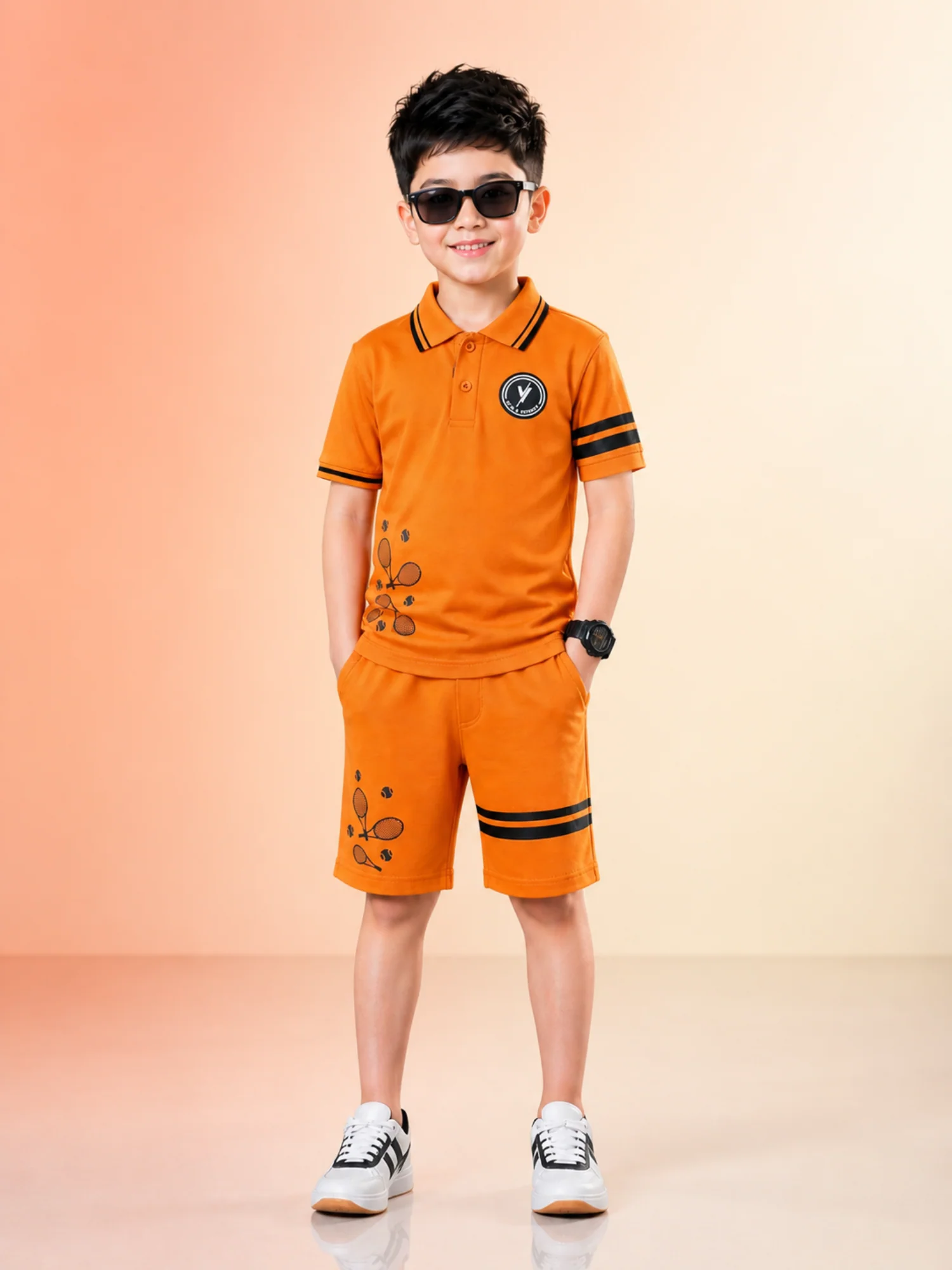 Kids Polo Shirt & Shorts Set VPS01