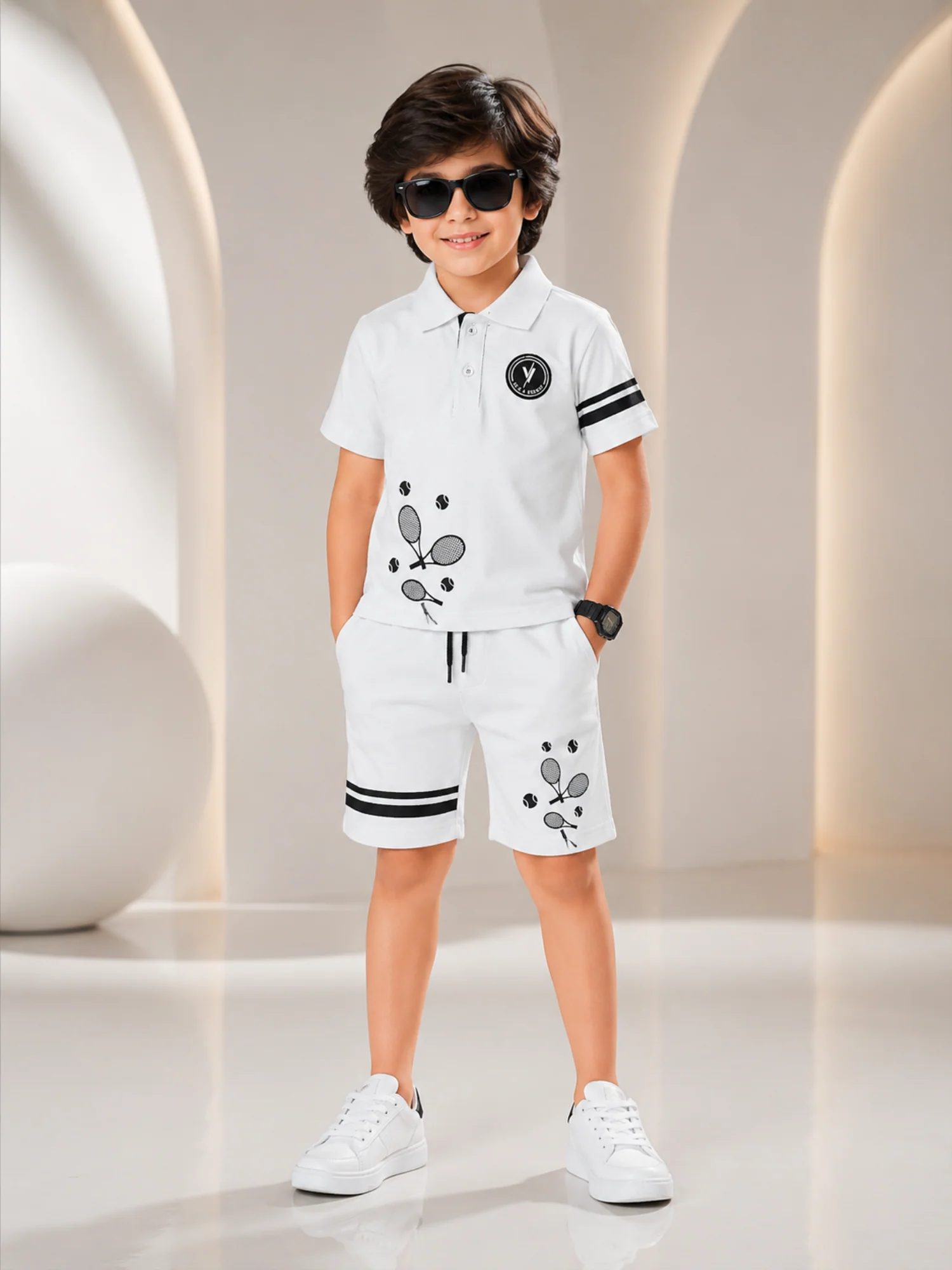 Kids Polo Shirt & Shorts Set VPS04