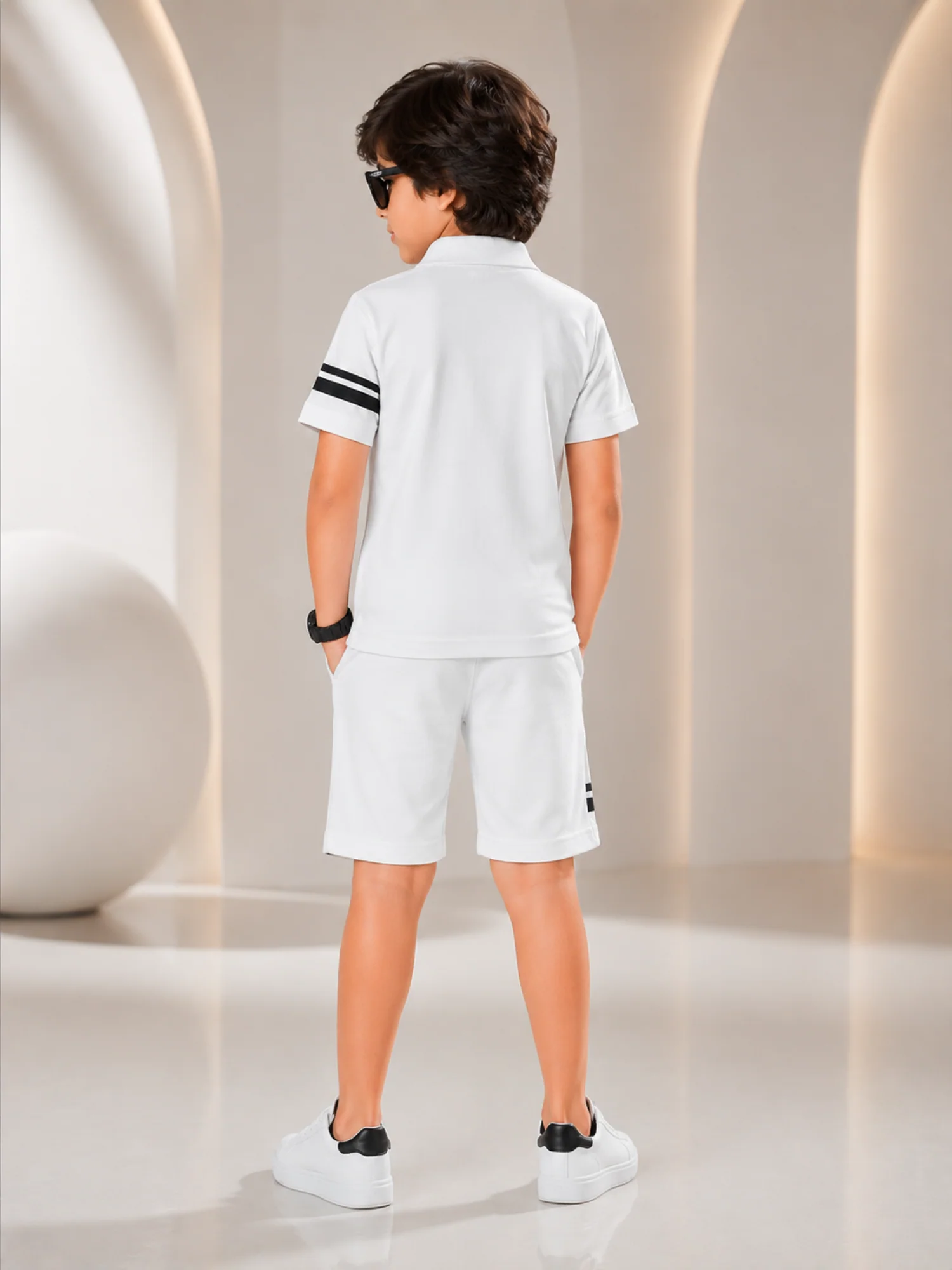 Kids Polo Shirt & Shorts Set VPS04 - Image 3