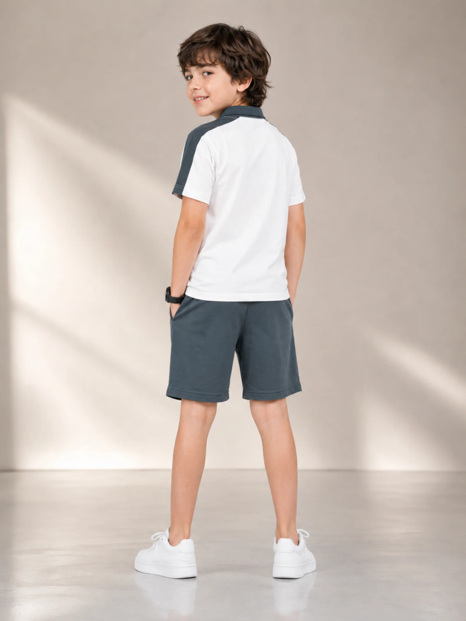 Kids Single Jersey Summer Tracksuit VST73-A - Image 2