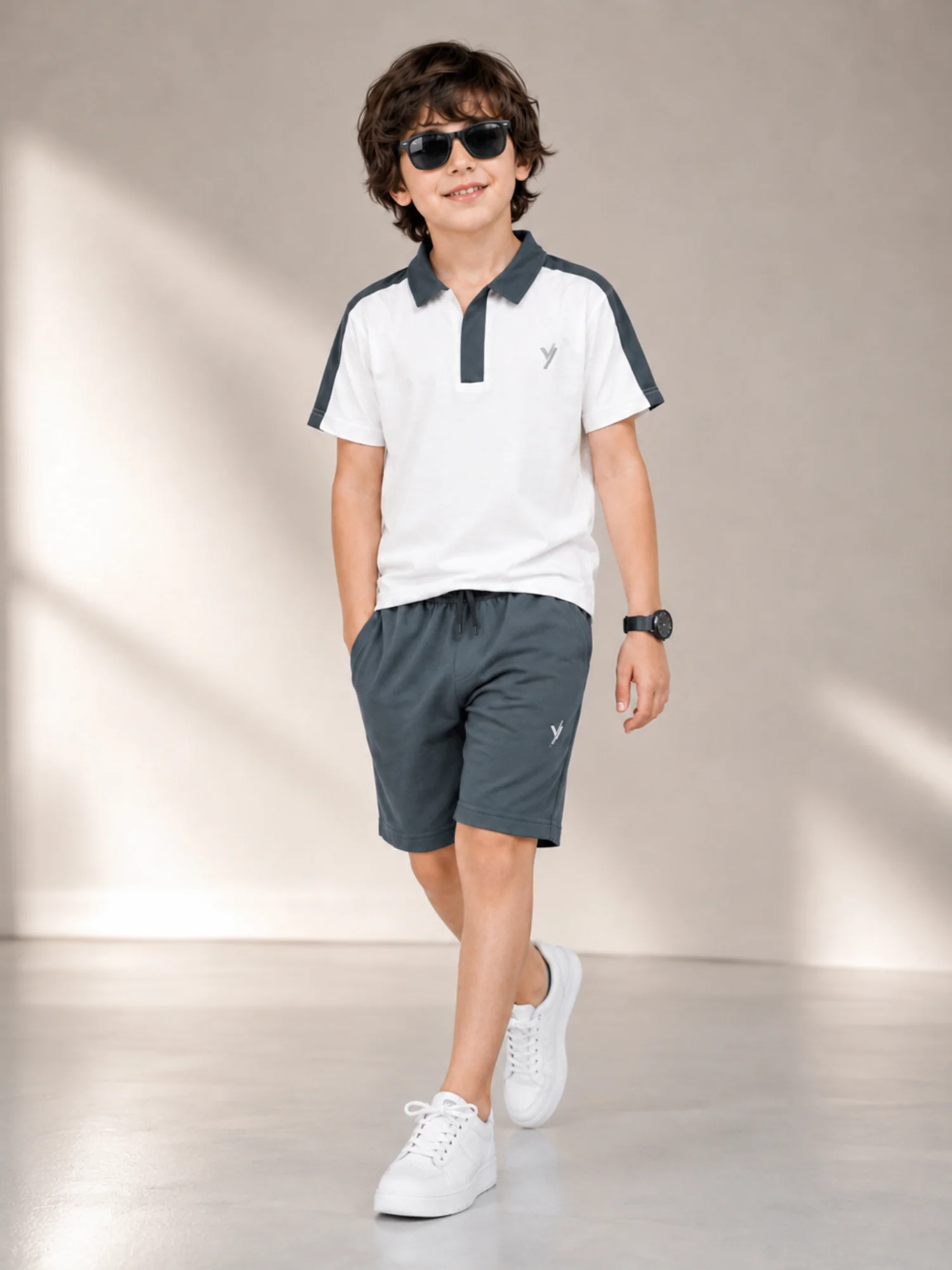 Kids Single Jersey Summer Tracksuit VST73-A - Image 4