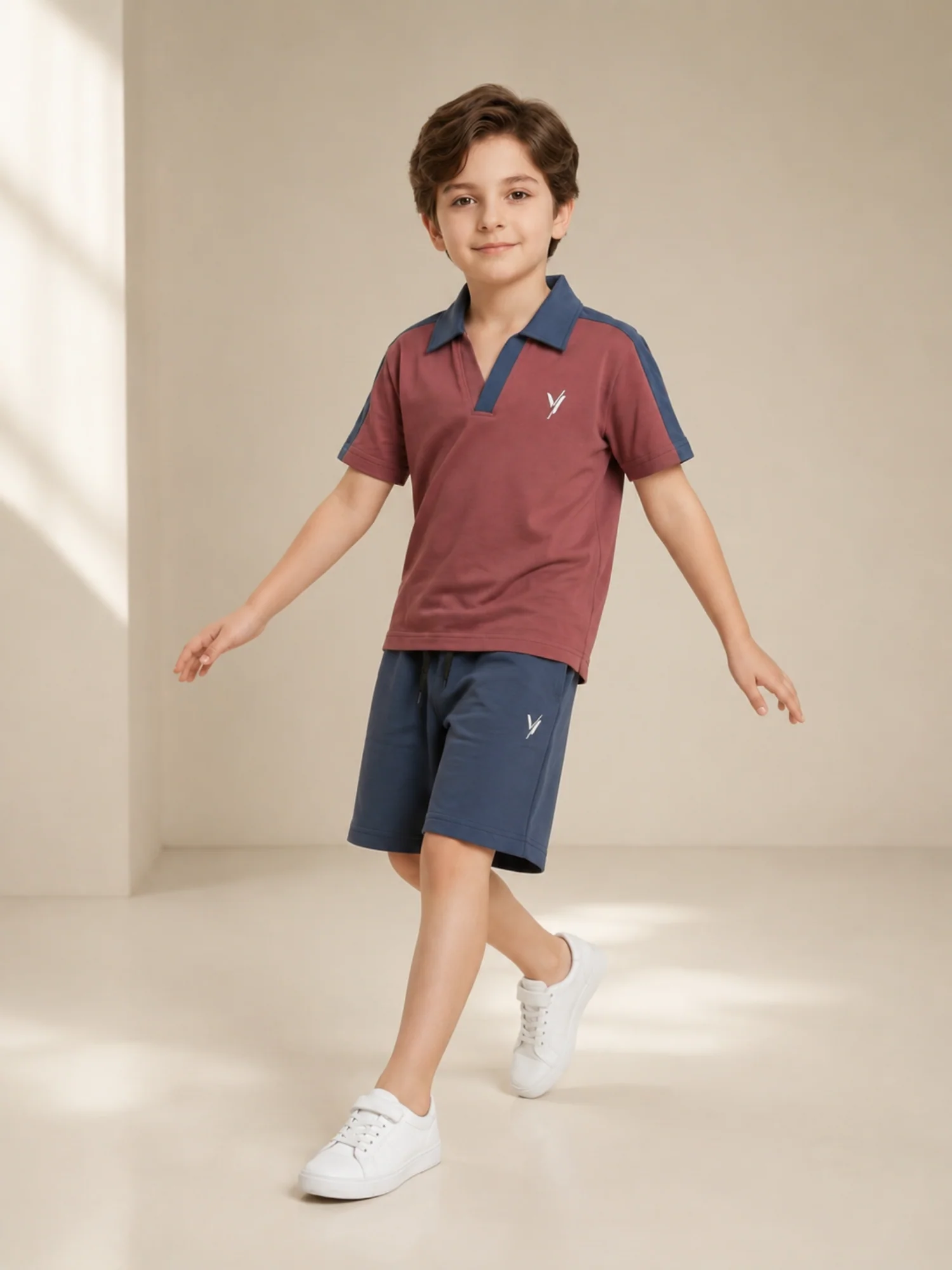 Kids Single Jersey Summer Tracksuit VST73-B - Image 3