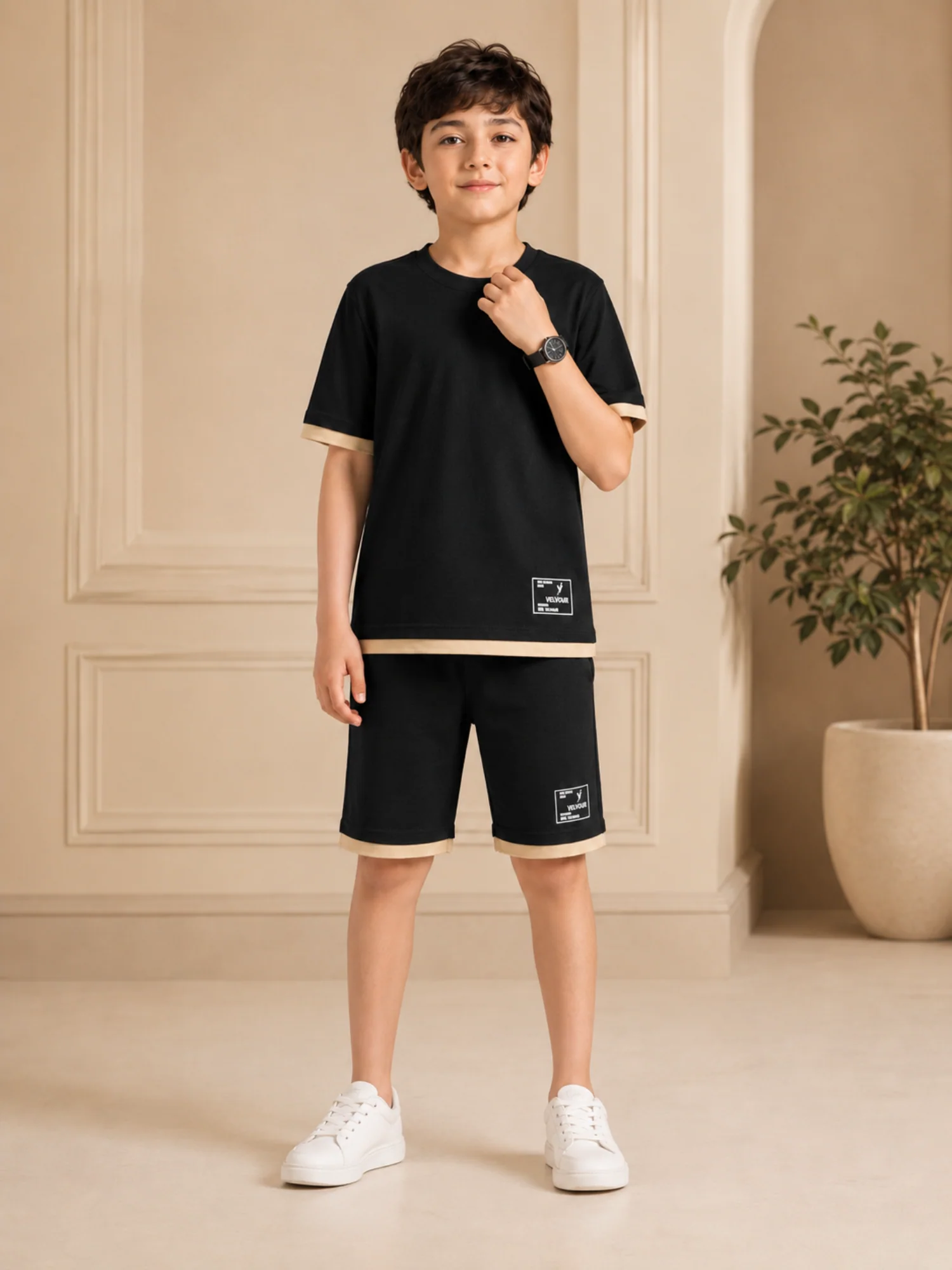 Kids Single Jersey Summer Tracksuit VST74-A