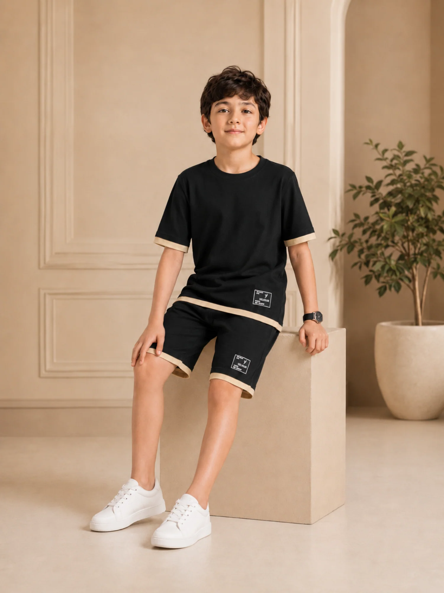 Kids Single Jersey Summer Tracksuit VST74-A - Image 2