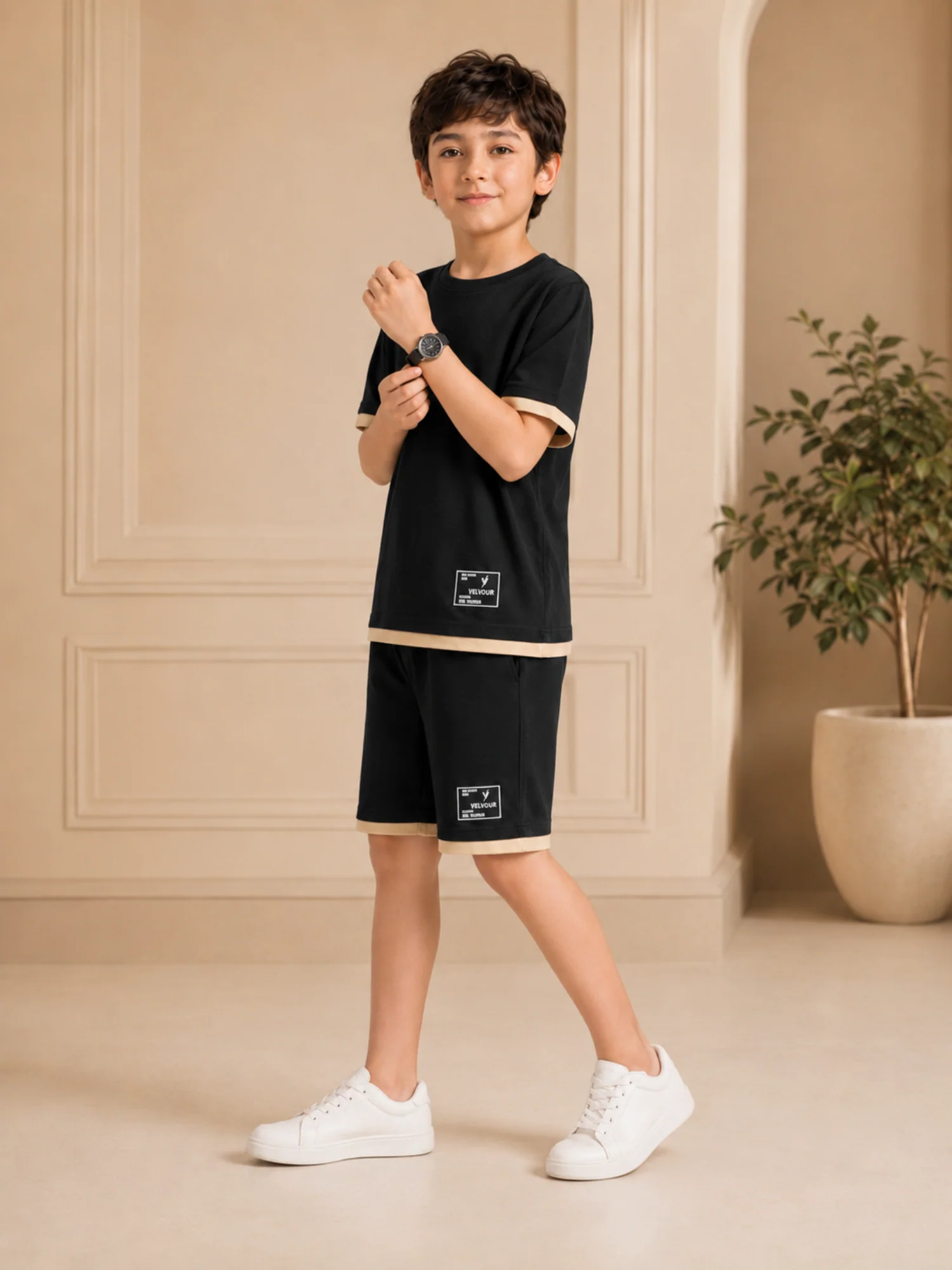 Kids Single Jersey Summer Tracksuit VST74-A - Image 4