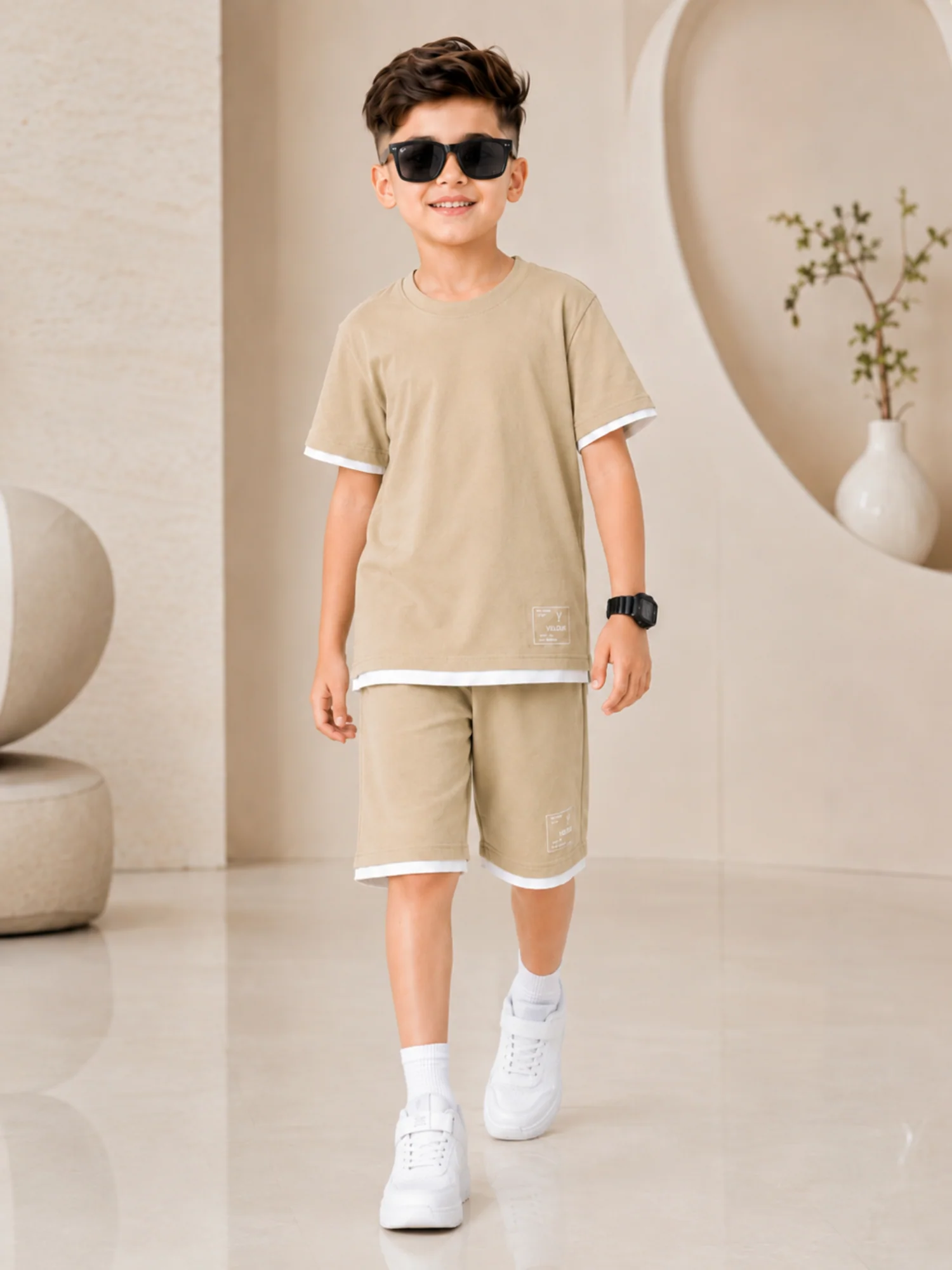 Kids Single Jersey Summer Tracksuit VST74-B