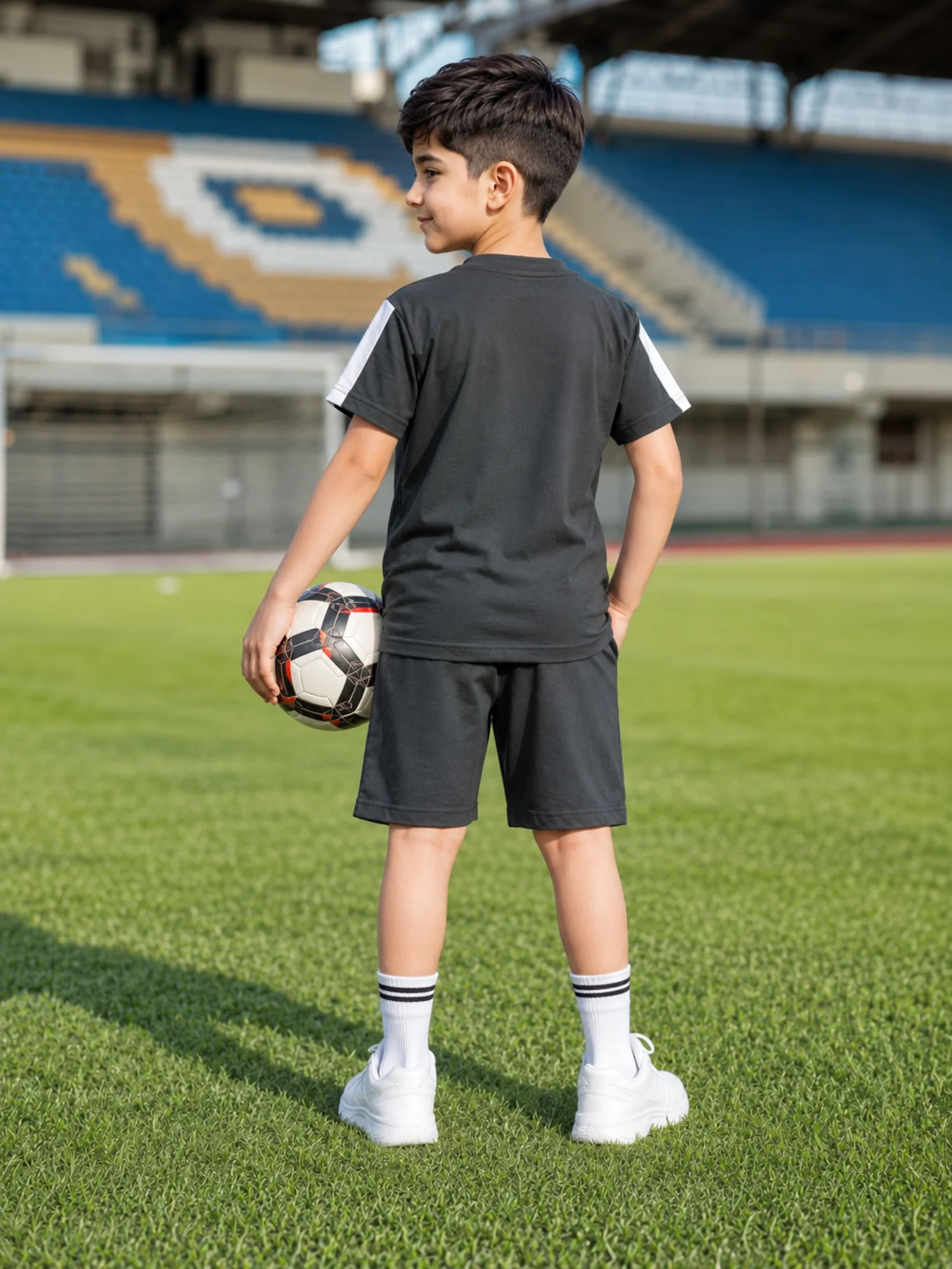 Kids Single Jersey Summer Tracksuit VST76-A - Image 4