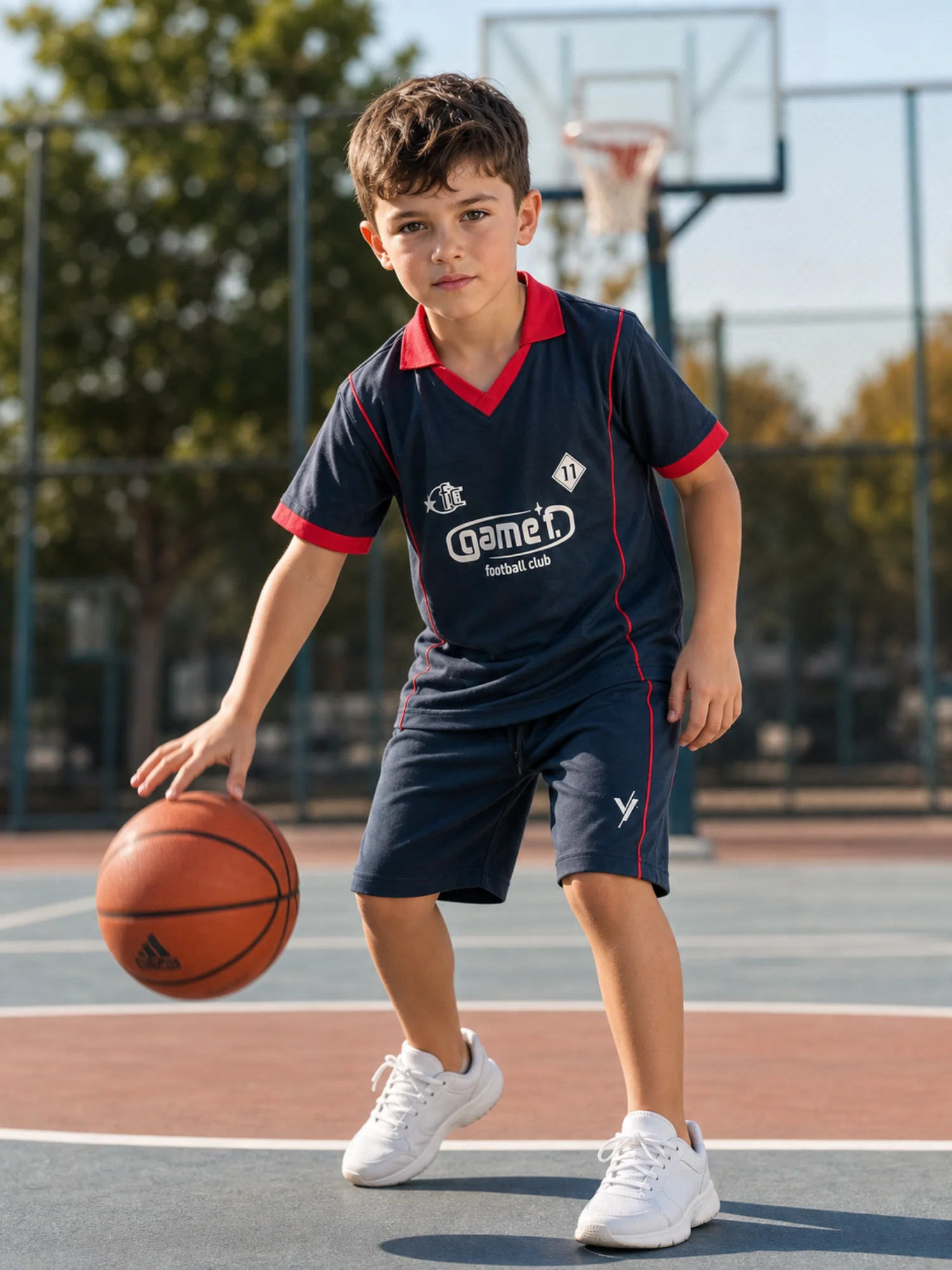 Kids Single Jersey Summer Tracksuit VST77-A - Image 2