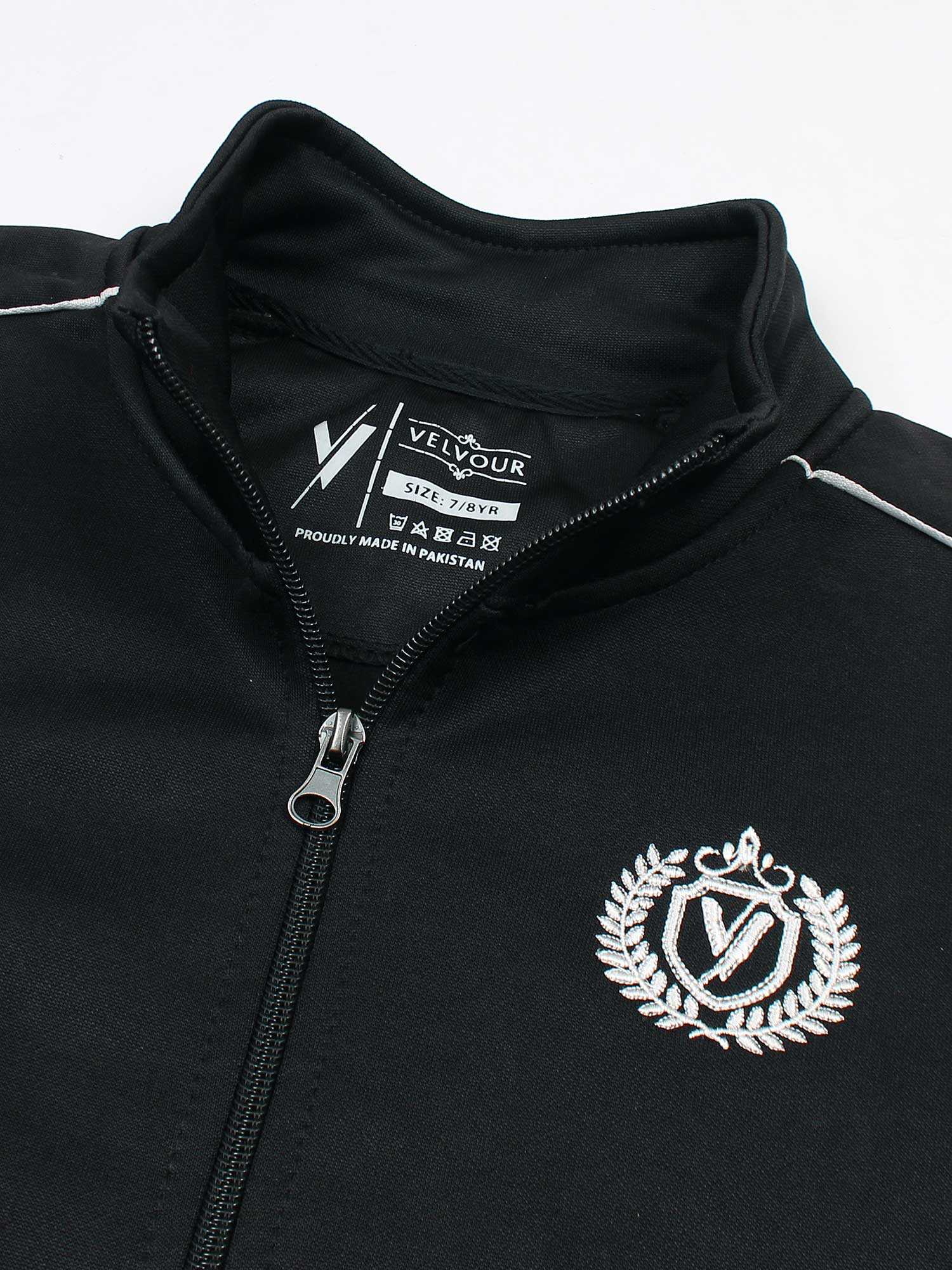 Mock Neck Tracksuit For Boys & Girls, Fleece #VWT012-B - Image 3