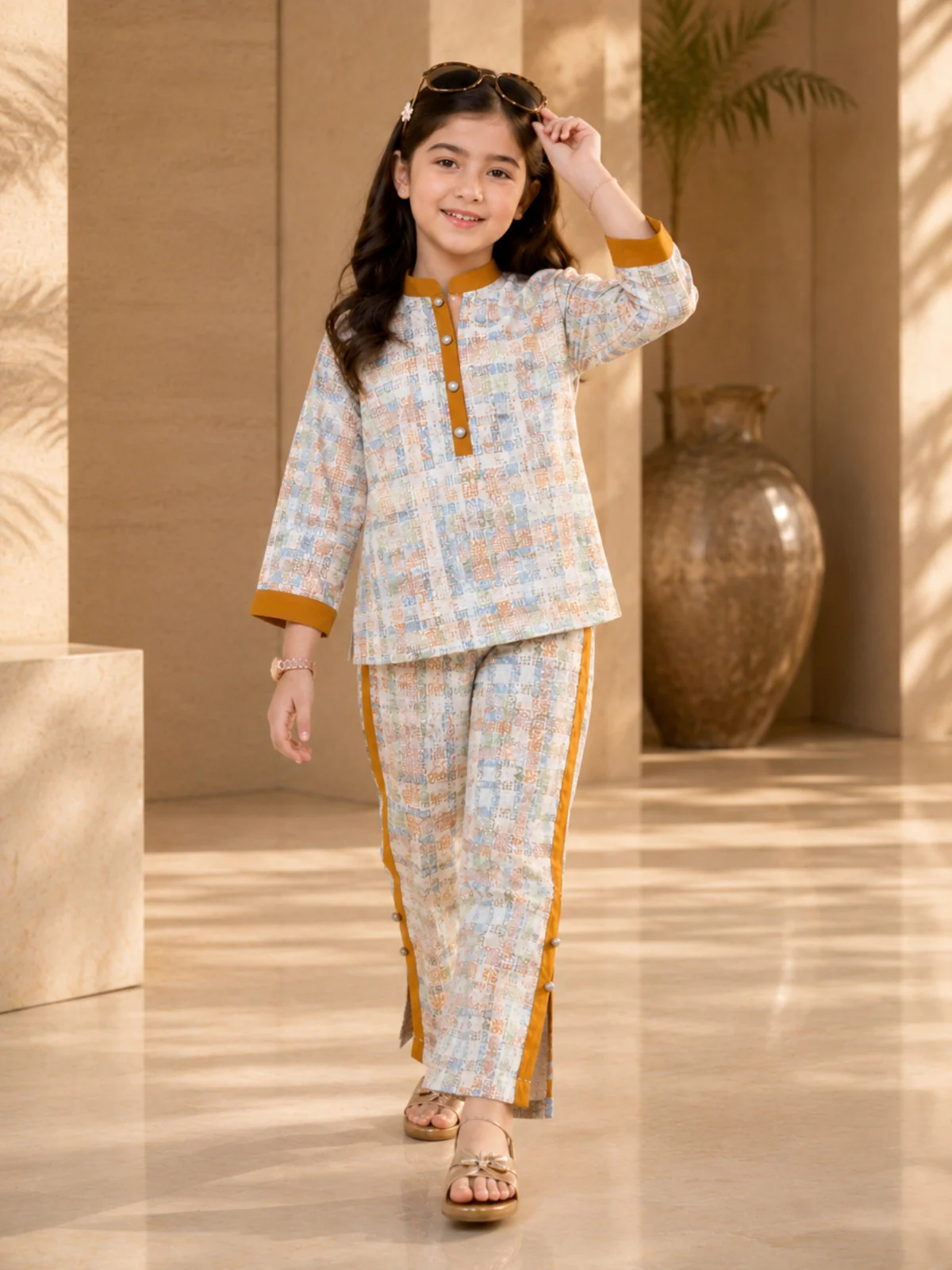 Printed Girls Co Ord Set VG167-A - Image 2